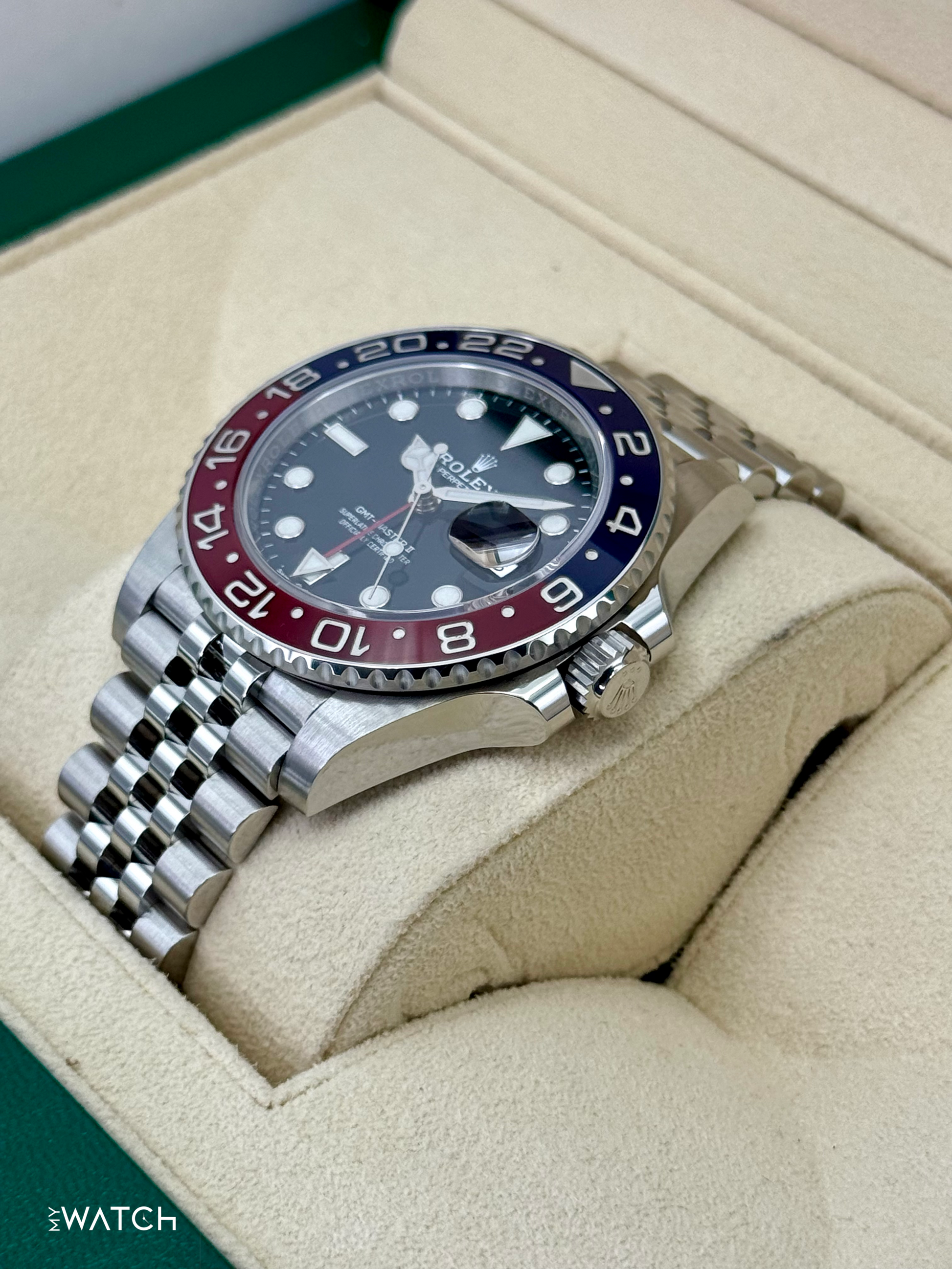 2020 Rolex GMT-Master II "Pepsi" 40mm 126710BLRO Jubilee (BOTH BRACELETS) - MyWatchLLC