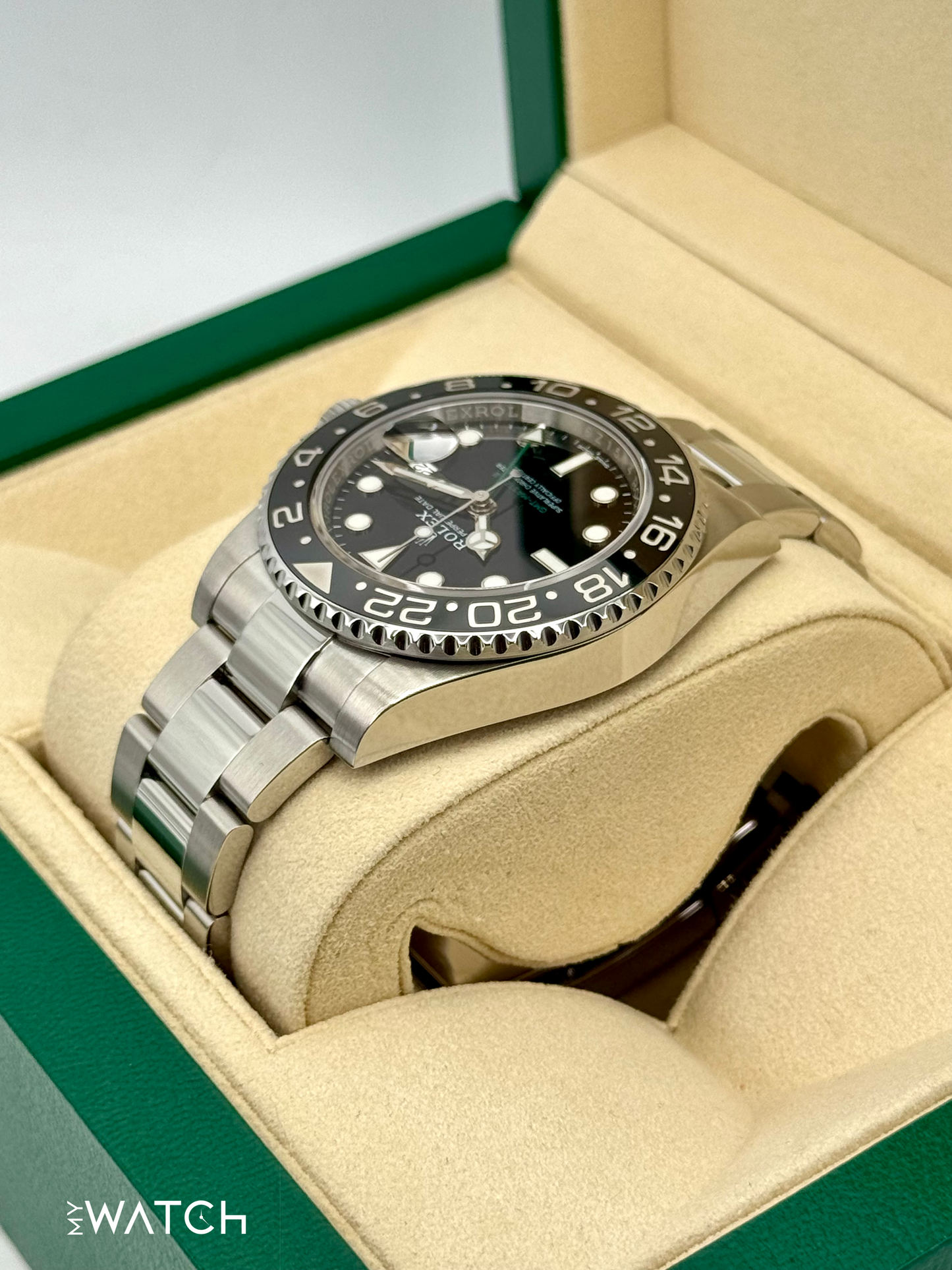 2018 Rolex GMT-Master II 40mm 116710LN Stainless Steel Black Dial