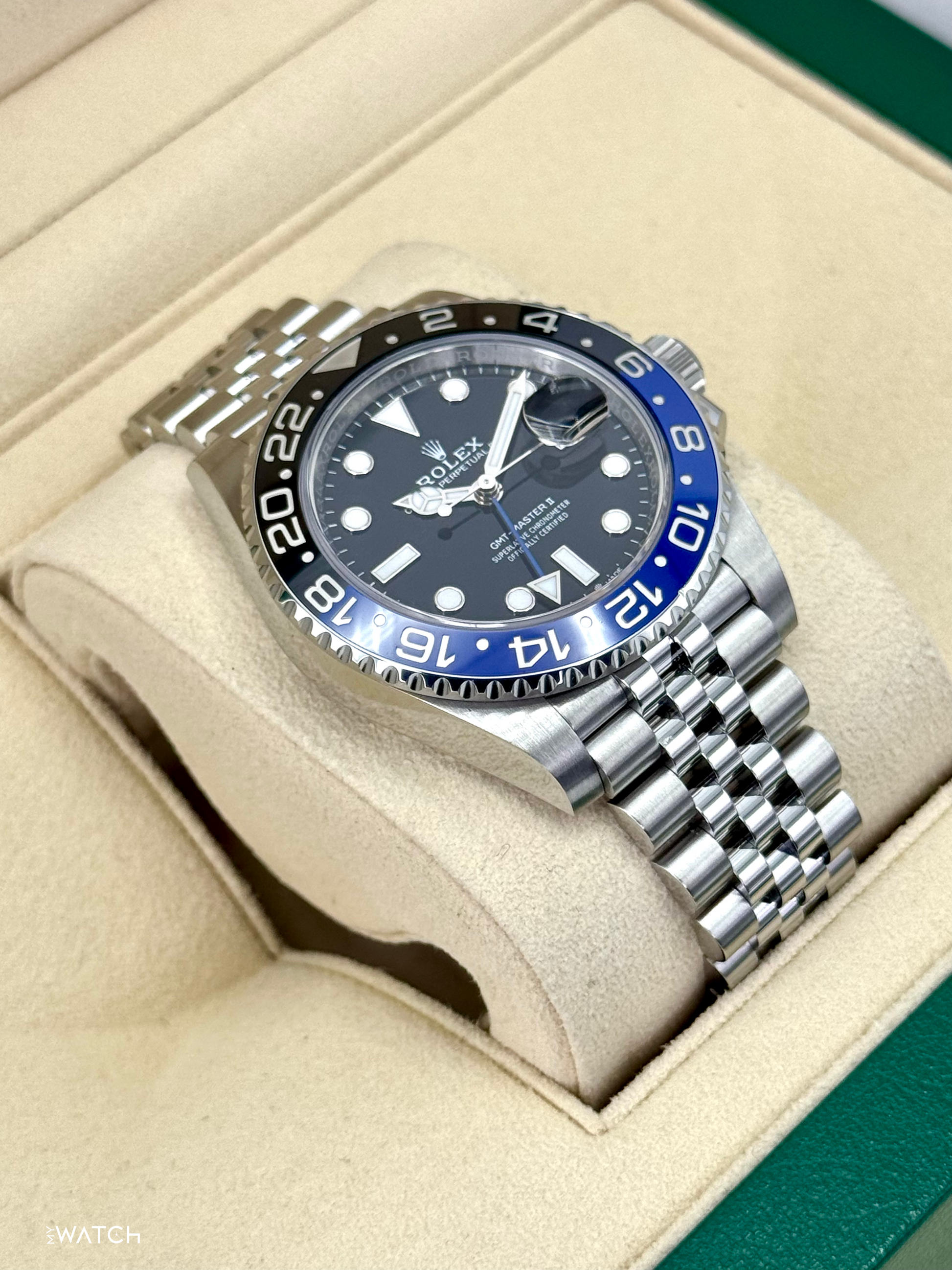 2025 Rolex GMT-Master II "Batgirl" 40mm 126710BLNR Jubilee - MyWatchLLC