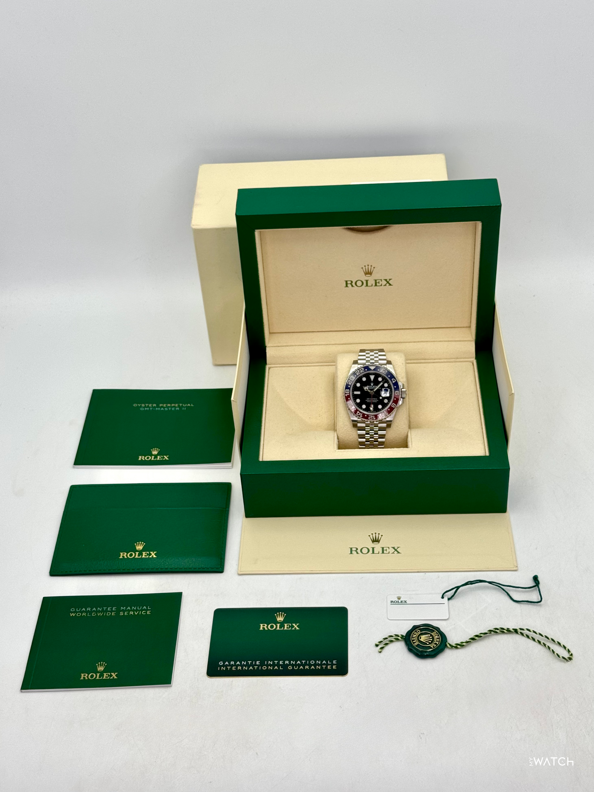 2022 Rolex GMT-Master II "Pepsi" 40mm 126710BLRO Jubilee - MyWatchLLC