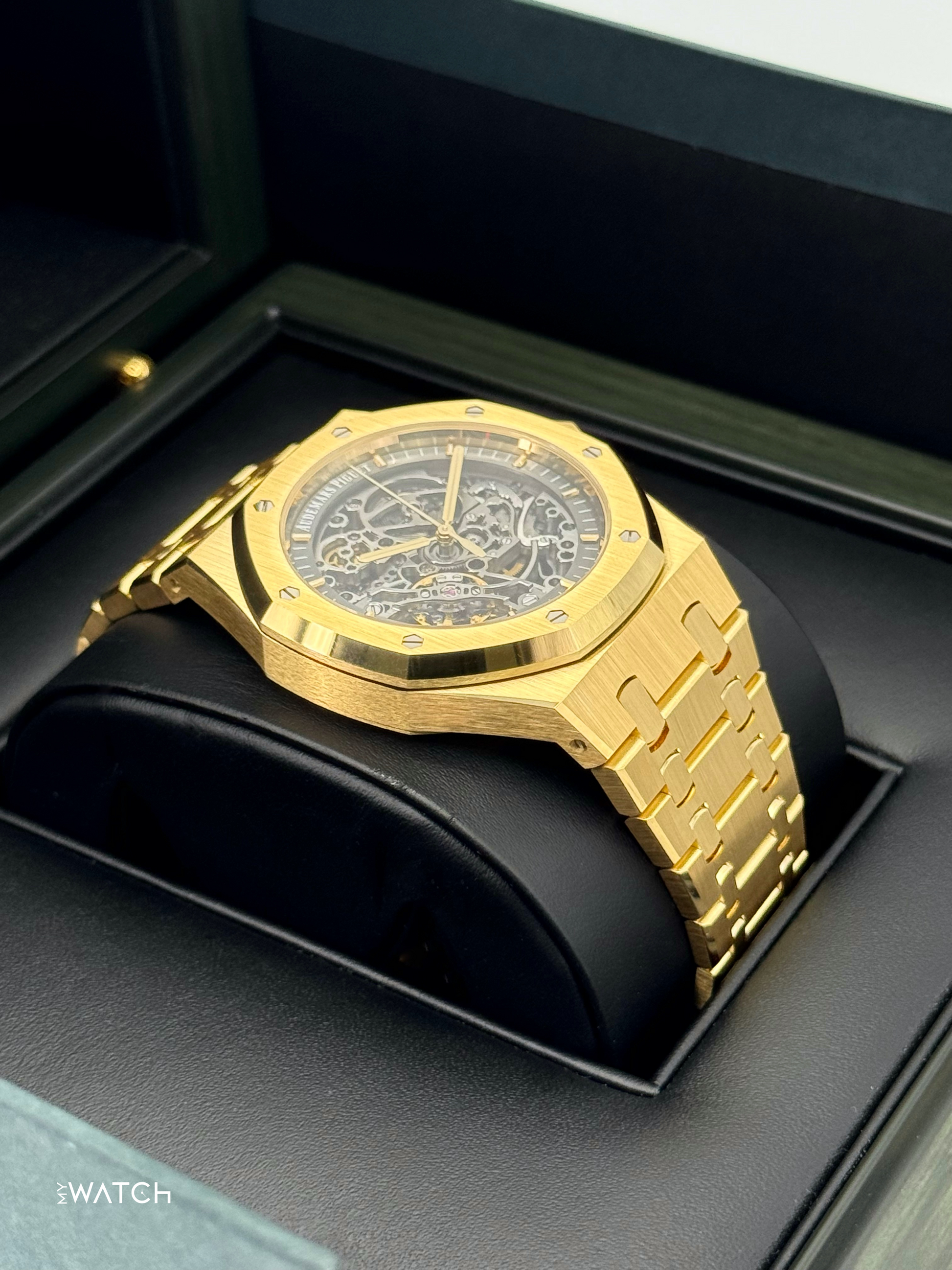 NEW 2025 Audemars Piguet Royal Oak 41mm 15407BA Double Balance Wheel Openworked - MyWatchLLC