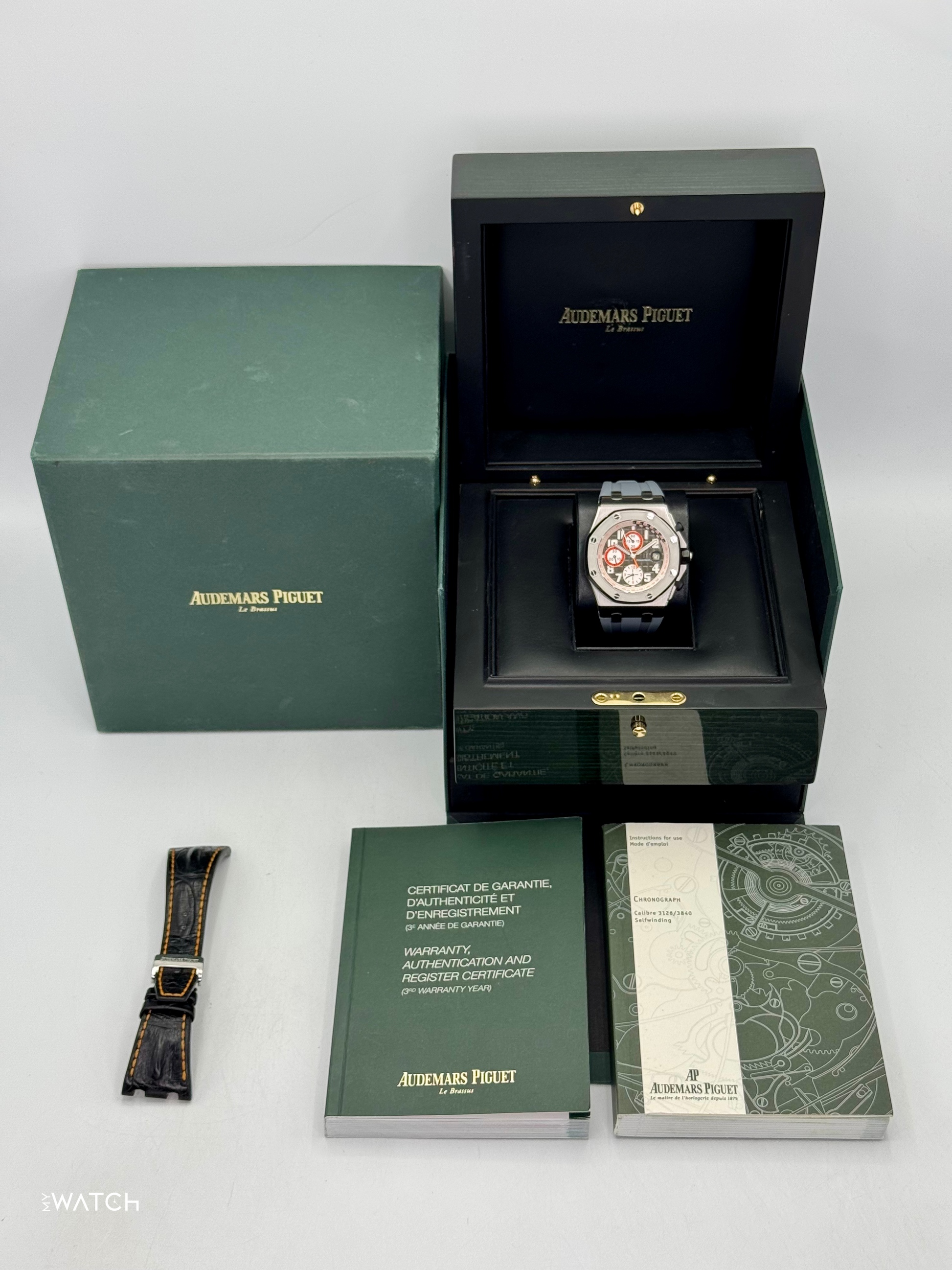 2012 Audemars Piguet Royal Oak Offshore Chrono 42mm 26175ST Grey Dial - MyWatchLLC