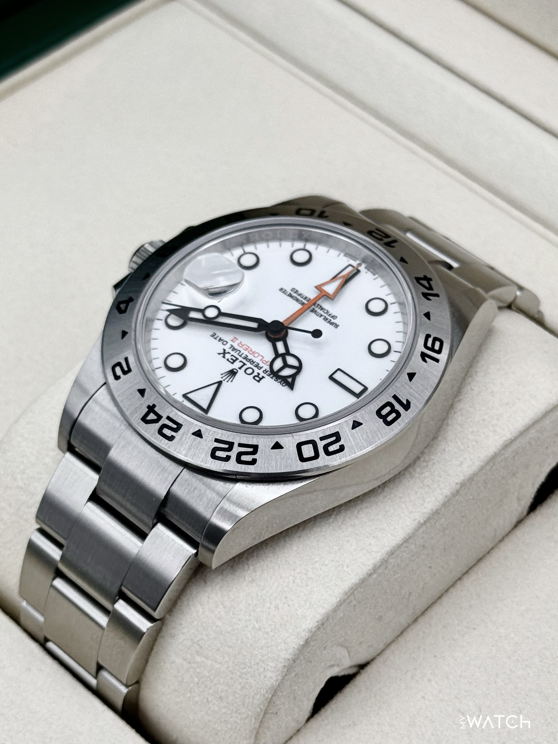 2025 Rolex Explorer II 42mm 226570 Polar White Dial - MyWatchLLC