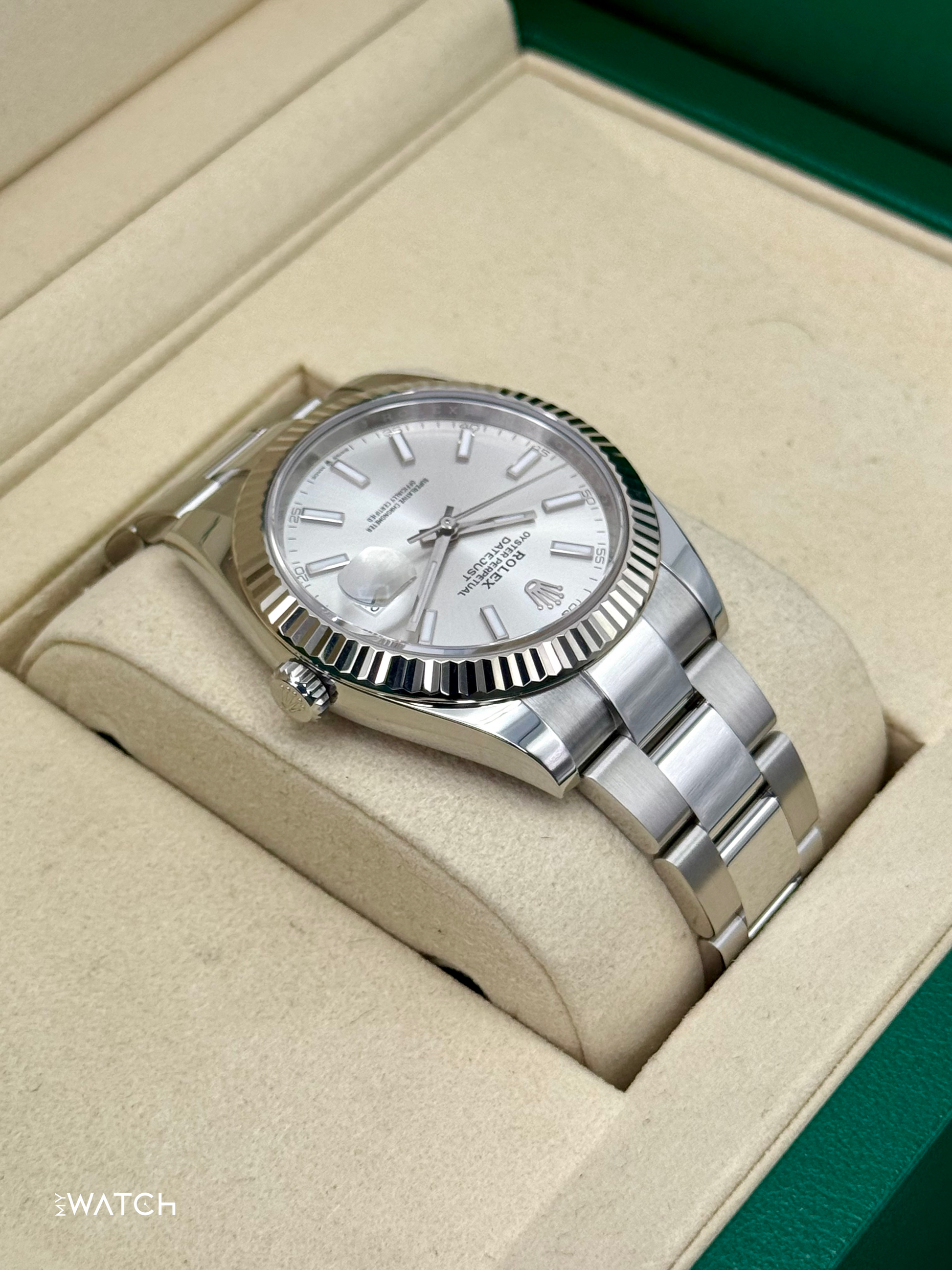 2025 Rolex Datejust 41mm 126334 Stainless Steel Oyster Silver Dial - MyWatchLLC