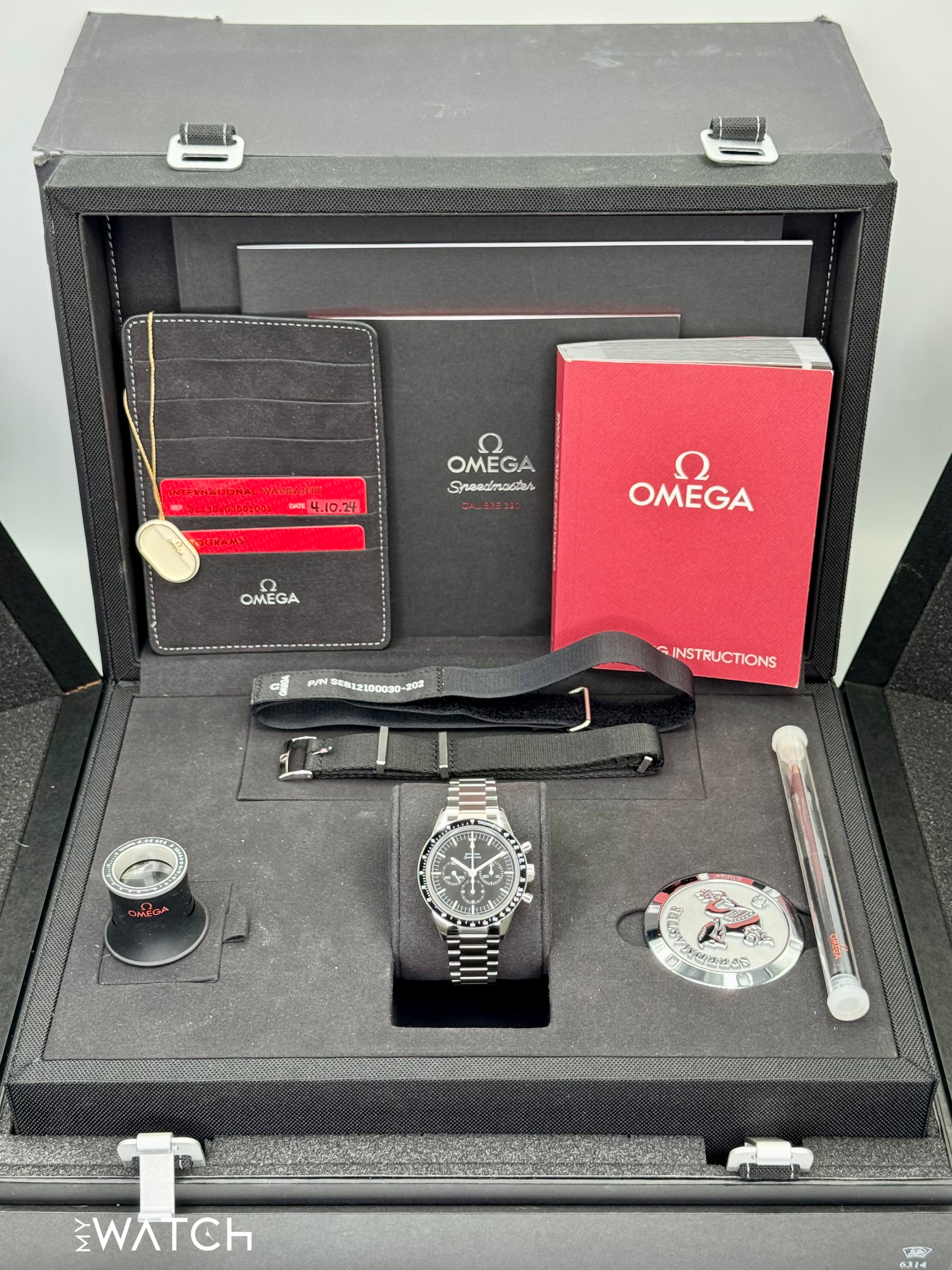 New 2024 Omega Speedmaster "Ed White" 39.7mm 311.30.40.30.01.001 - MyWatchLLC