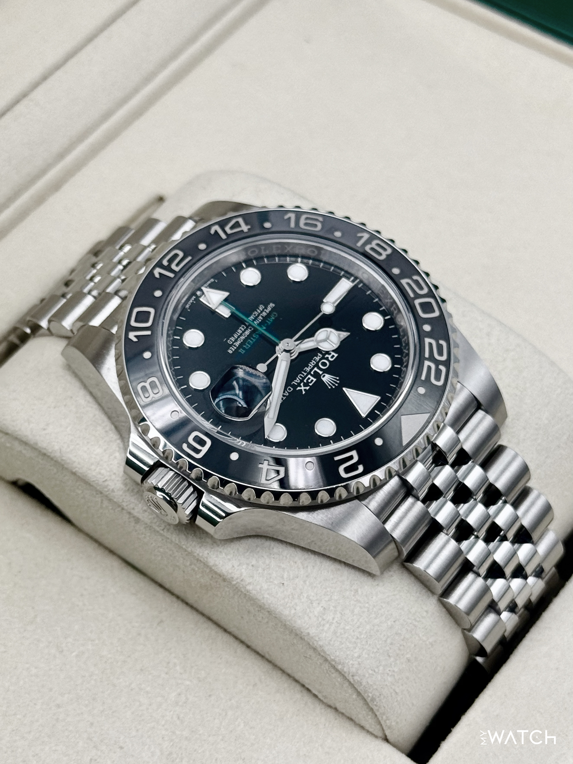 2026 Rolex GMT-Master II "Bruce Wayne" 40mm 126710GRNR Jubilee - MyWatchLLC