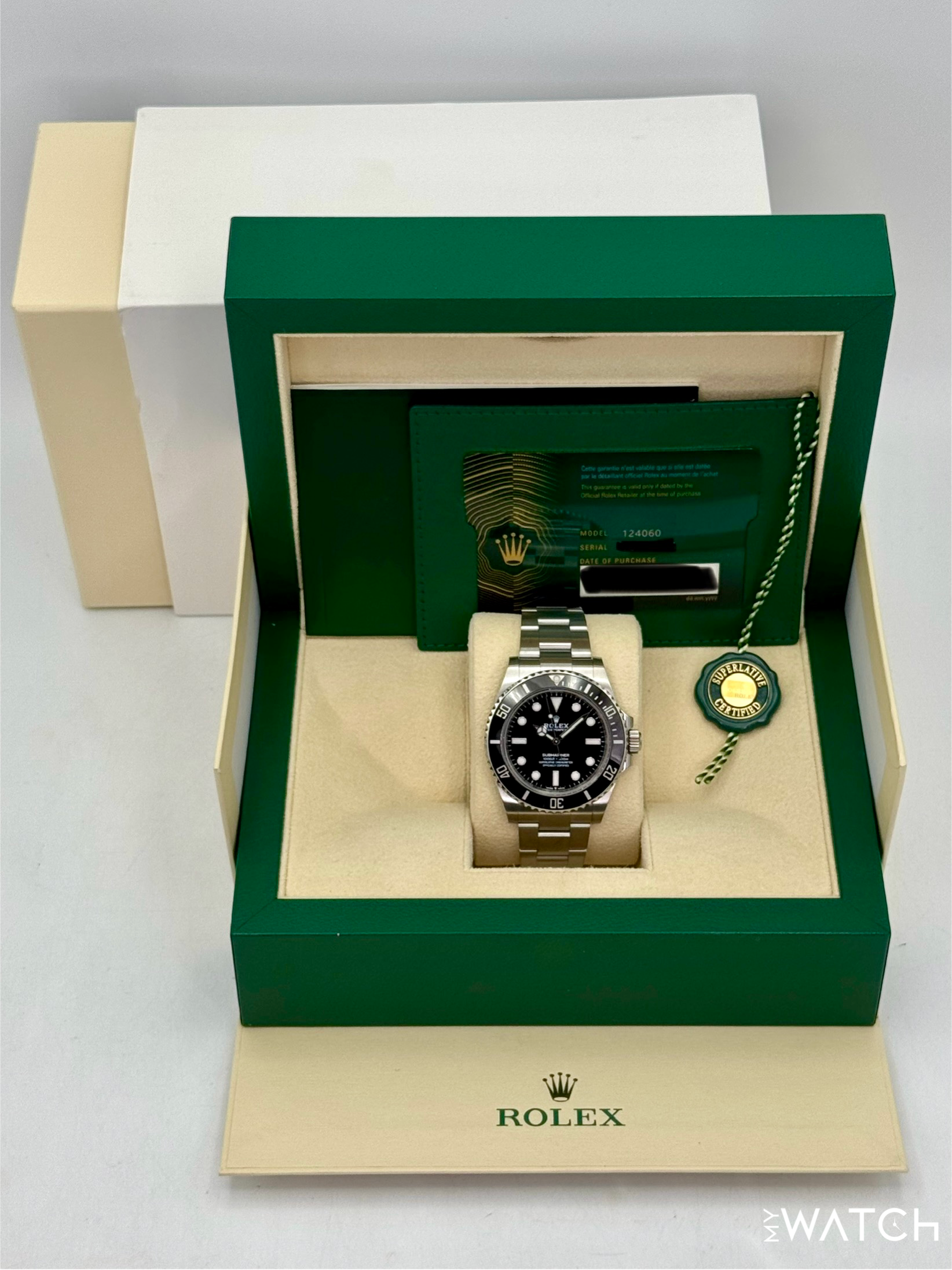 2025 Rolex Submariner 41mm 124060 Stainless Steel Black Dial - MyWatchLLC