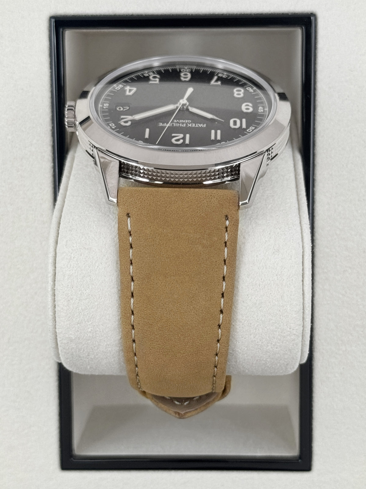 NEW 2026 Patek Philippe Calatrava 40mm 5226G White Gold Gray Dial - MyWatchLLC