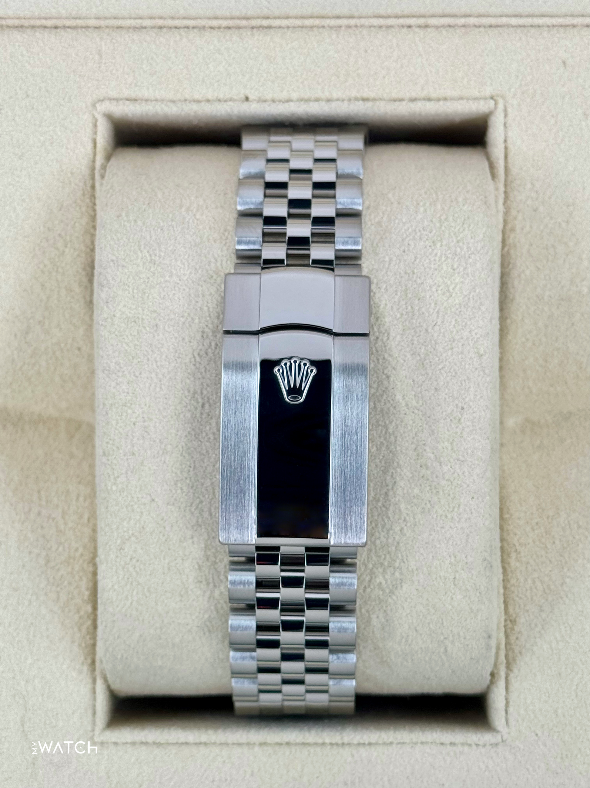 2023 Rolex Datejust 41mm 126300 Stainless Steel Jubilee Blue Dial - MyWatchLLC