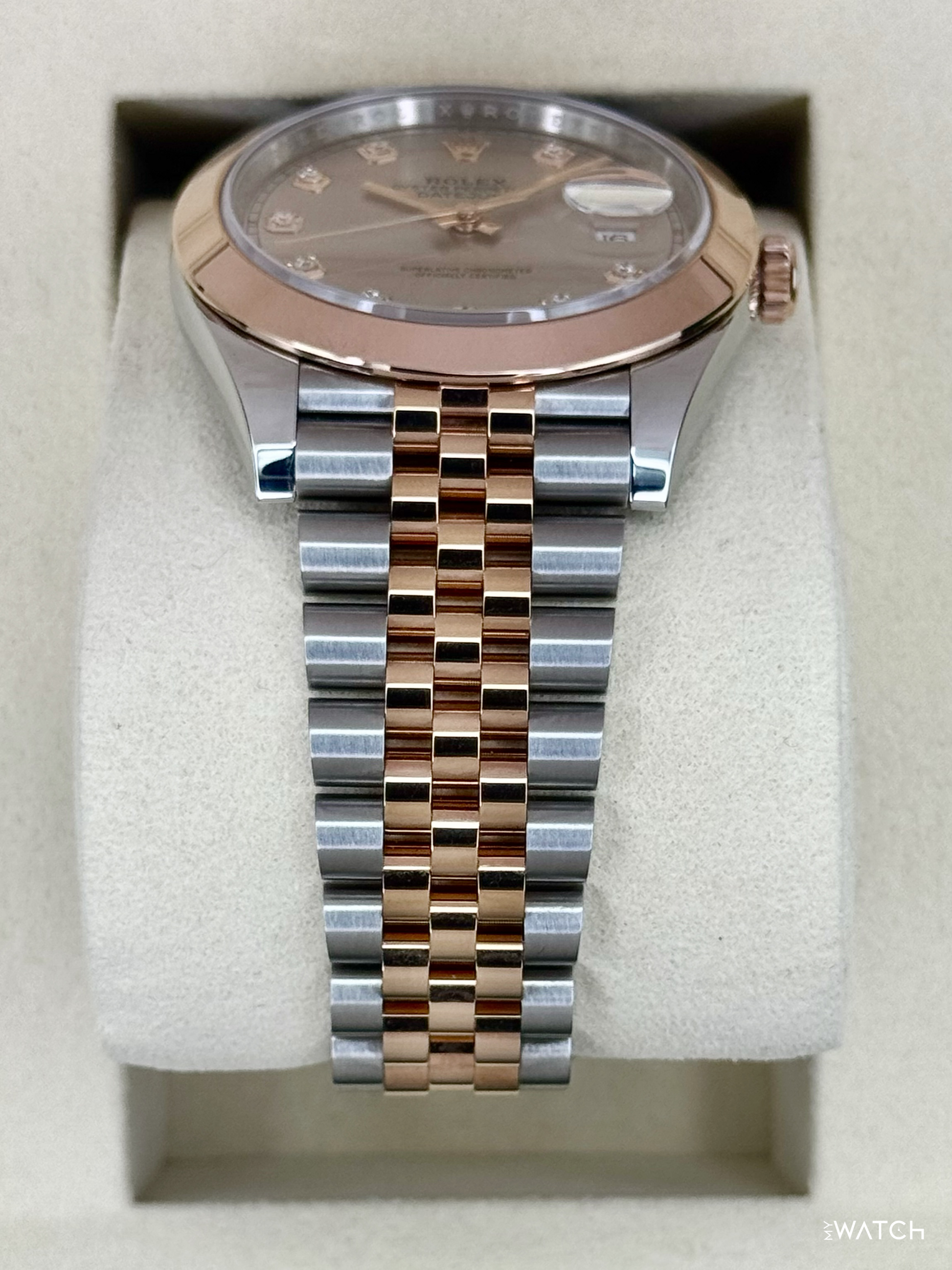 NEW 2026 Rolex Datejust 41mm 126301 Two-Tone Jubilee Sundust Diamond Dial - MyWatchLLC