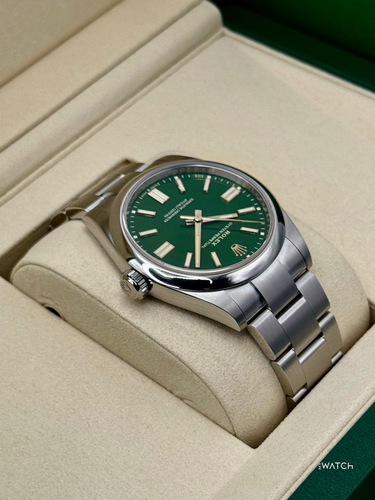 NEW 2025 Rolex Oyster Perpetual 41mm 134300 Green Dial
