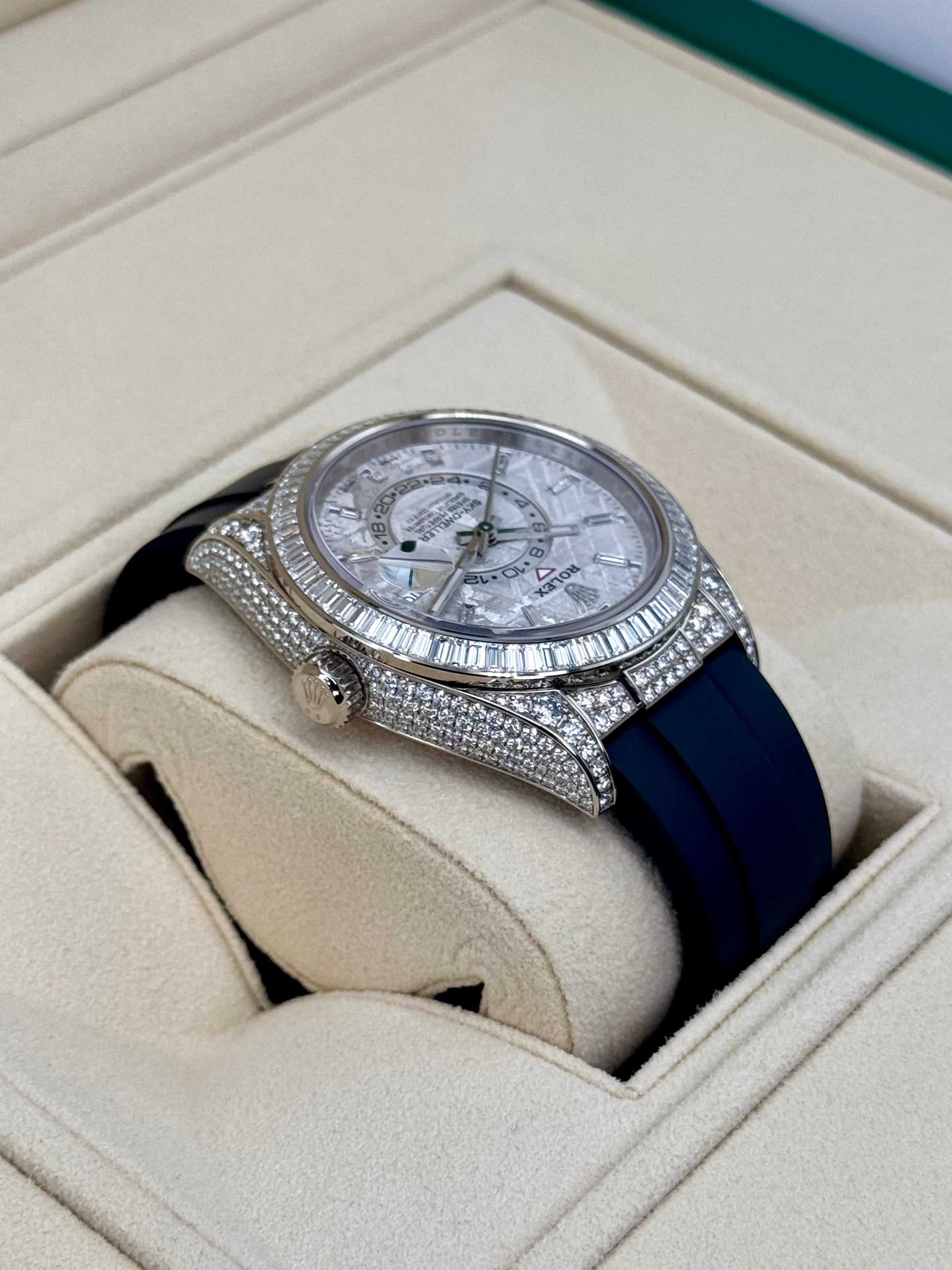 NEW 2023 Rolex Sky-Dweller Meteorite Diamond Watch 326259TBR - MyWatchLLC