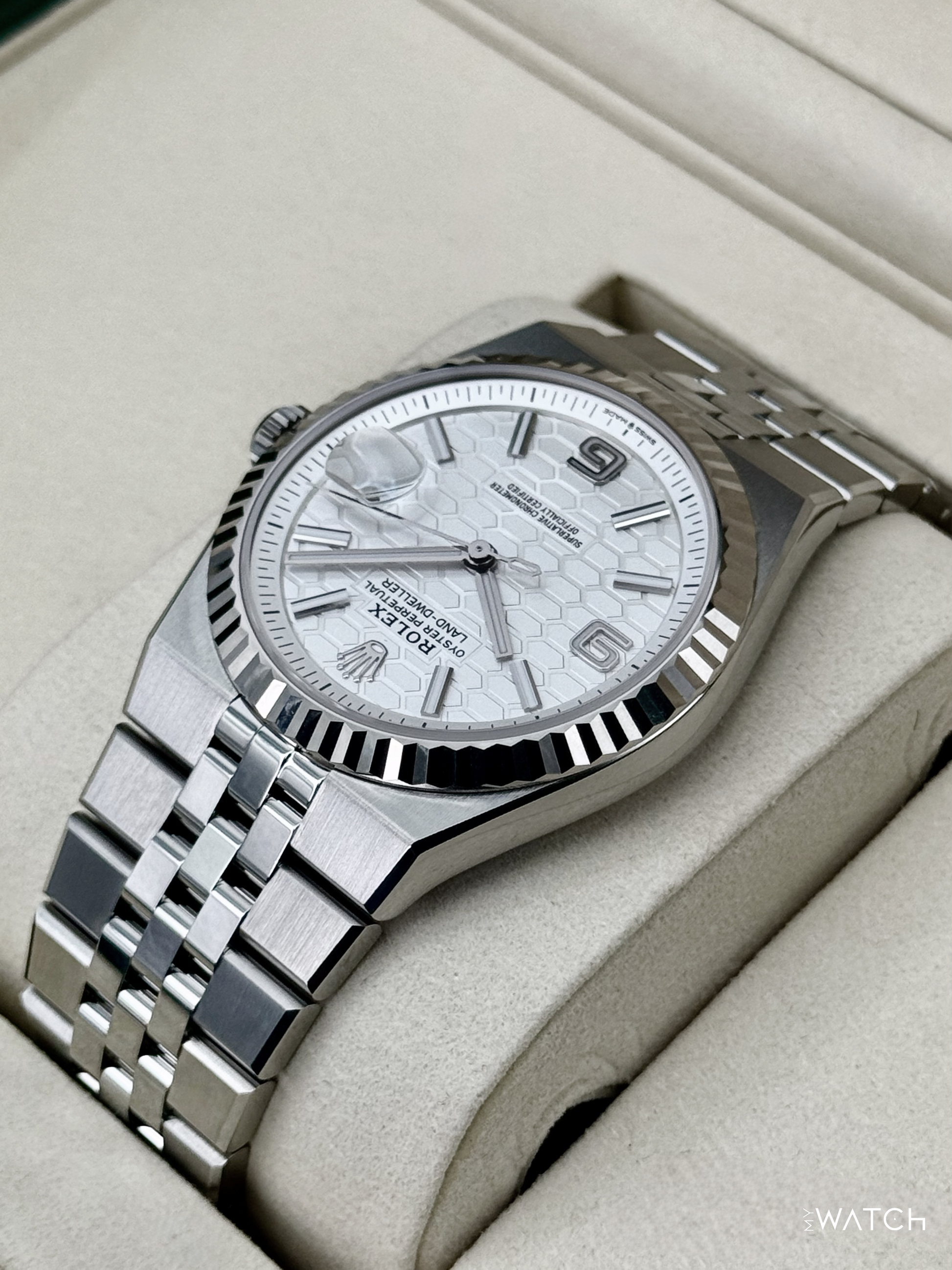 NEW 2026 Rolex Land-Dweller 40mm 127334 Stainless Steel Jubilee White Dial - MyWatchLLC