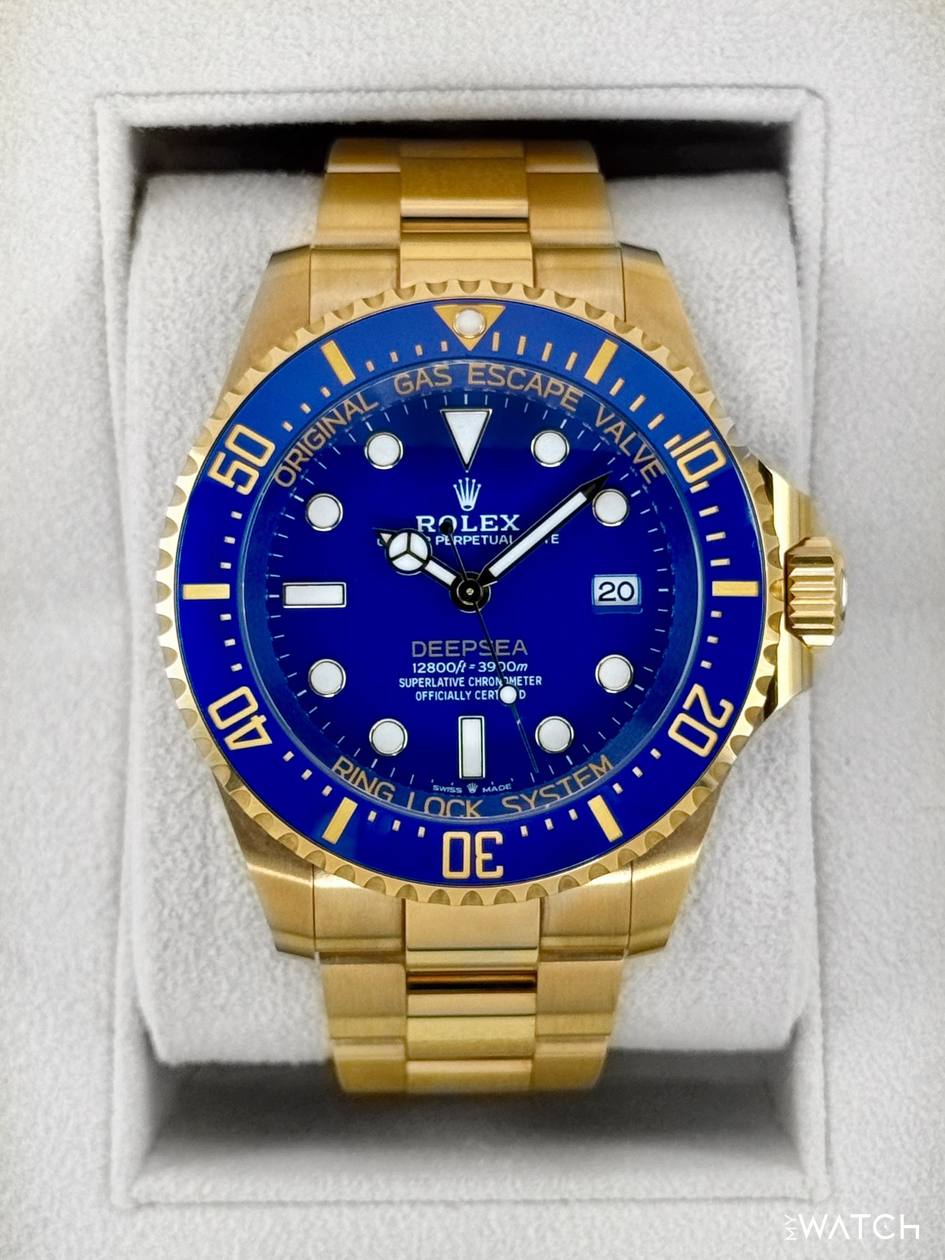 2025 Rolex Deepsea 44mm 136668LB Yellow Gold Blue Dial - MyWatchLLC