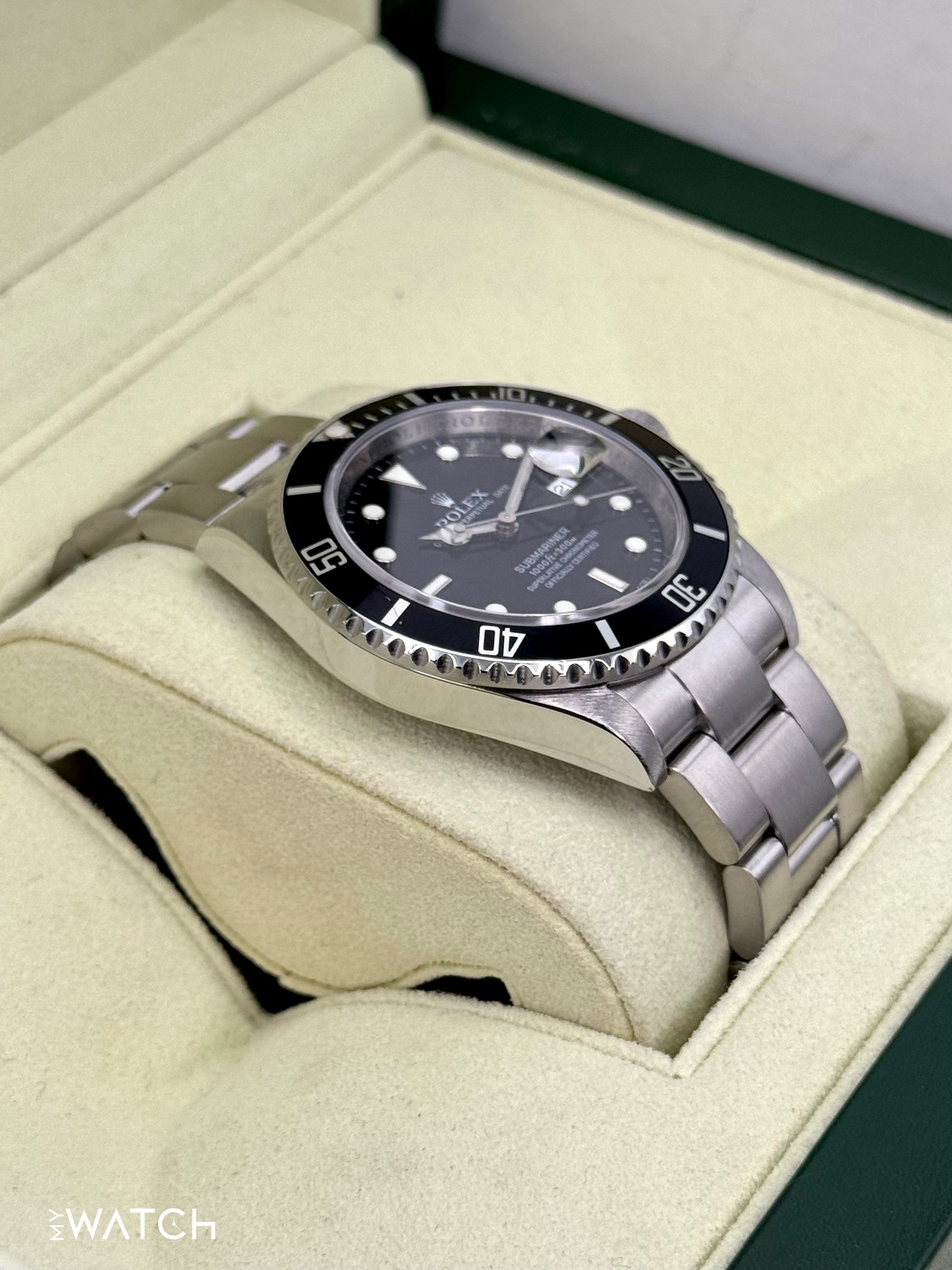 2009 Rolex Submariner Date 40mm 16610 Stainless Steel Black Dial - MyWatchLLC