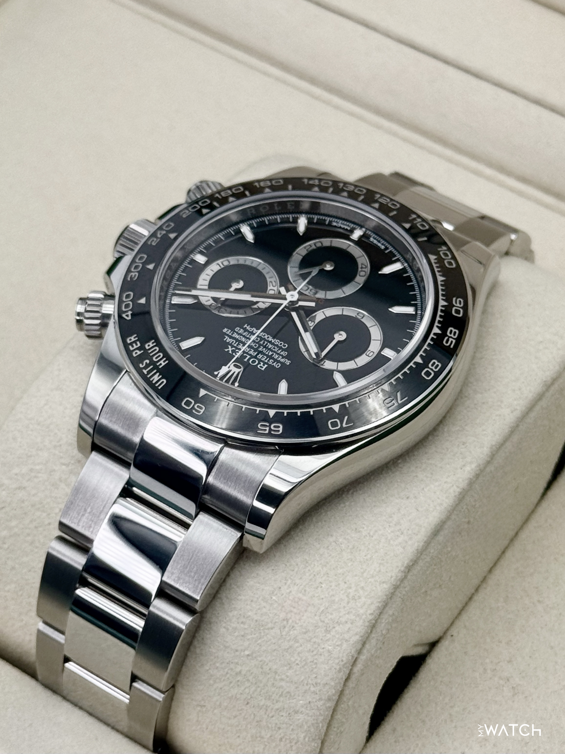 2025 Rolex Daytona 40mm 126500LN Stainless Steel Black Dial - MyWatchLLC