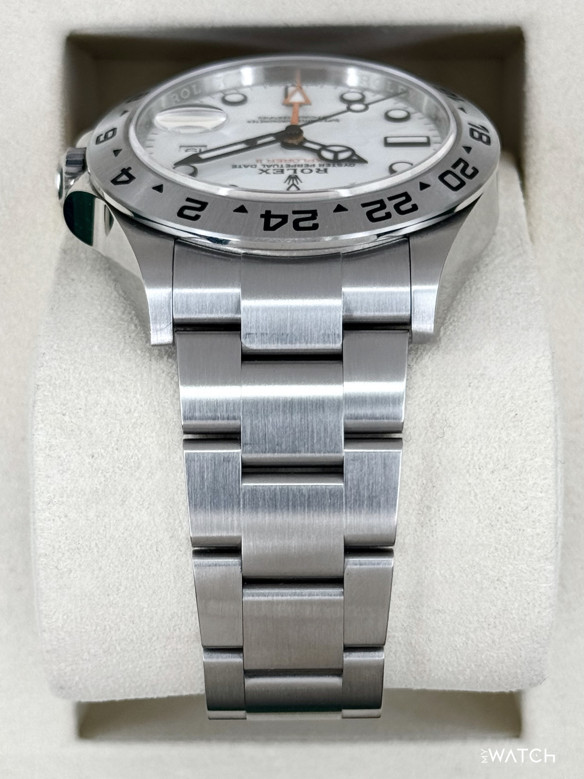 2025 Rolex Explorer II 42mm 226570 Polar White Dial - MyWatchLLC