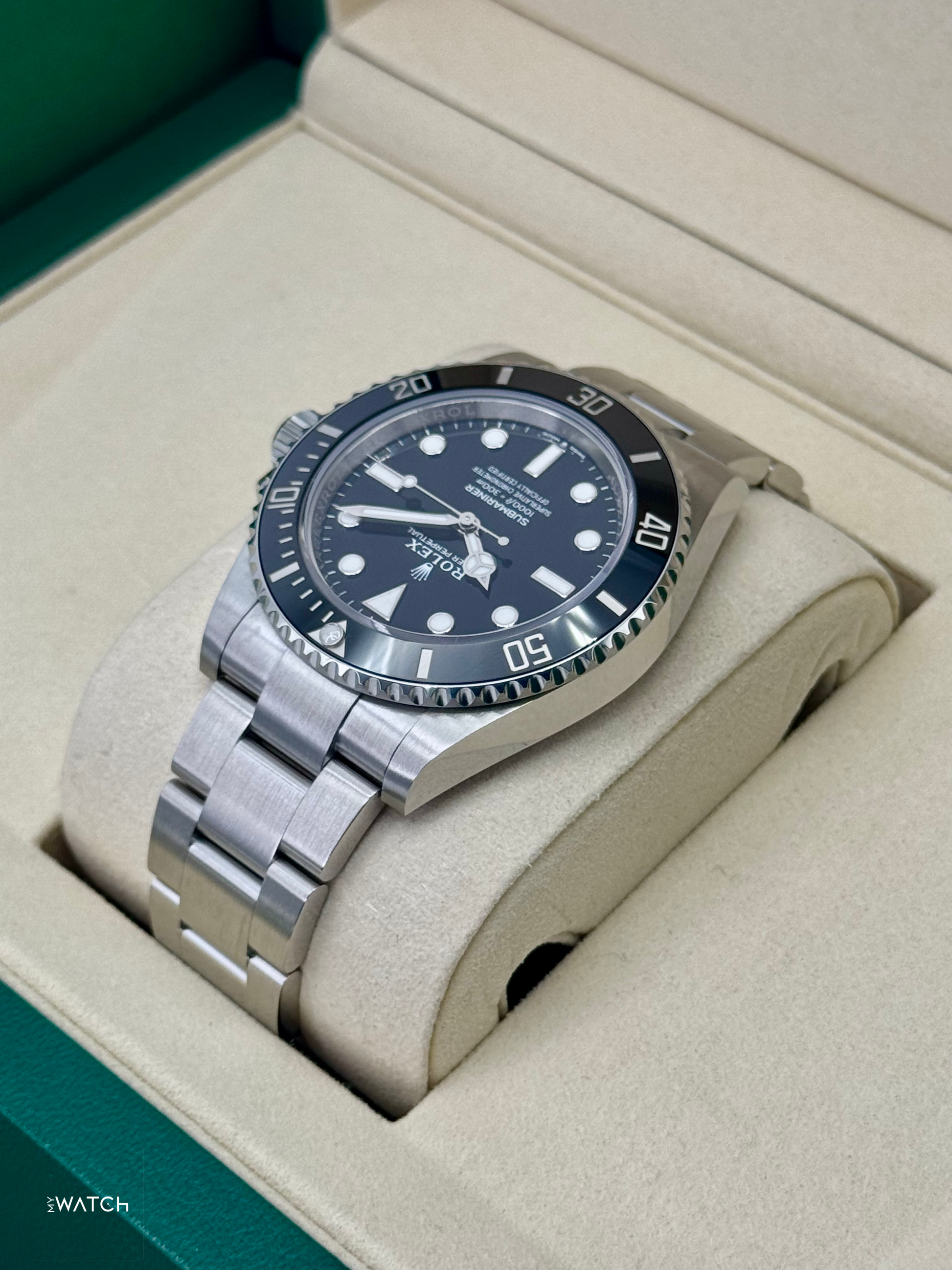 NEW 2025 Rolex Submariner 41mm 124060 Stainless Steel Black Dial (STICKERED) - MyWatchLLC