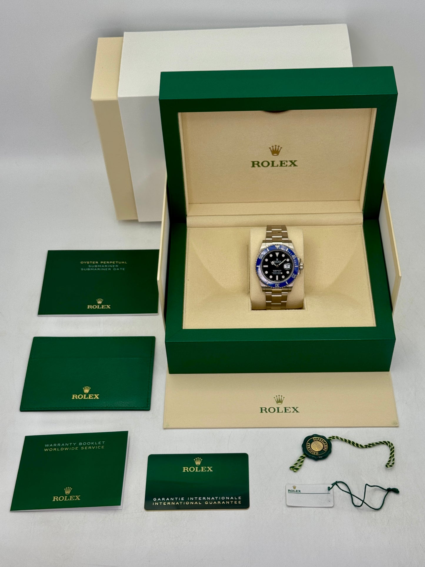 2025 Rolex Submariner “Cookie Monster ” 41mm 126619LB White Gold Black Dial