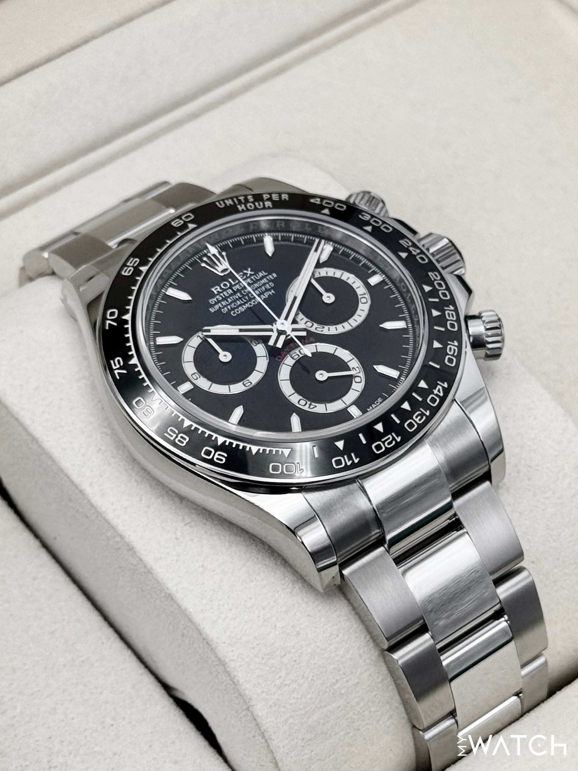 NEW 2026 Rolex Daytona 40mm 126500LN Stainless Steel Black Dial - MyWatchLLC