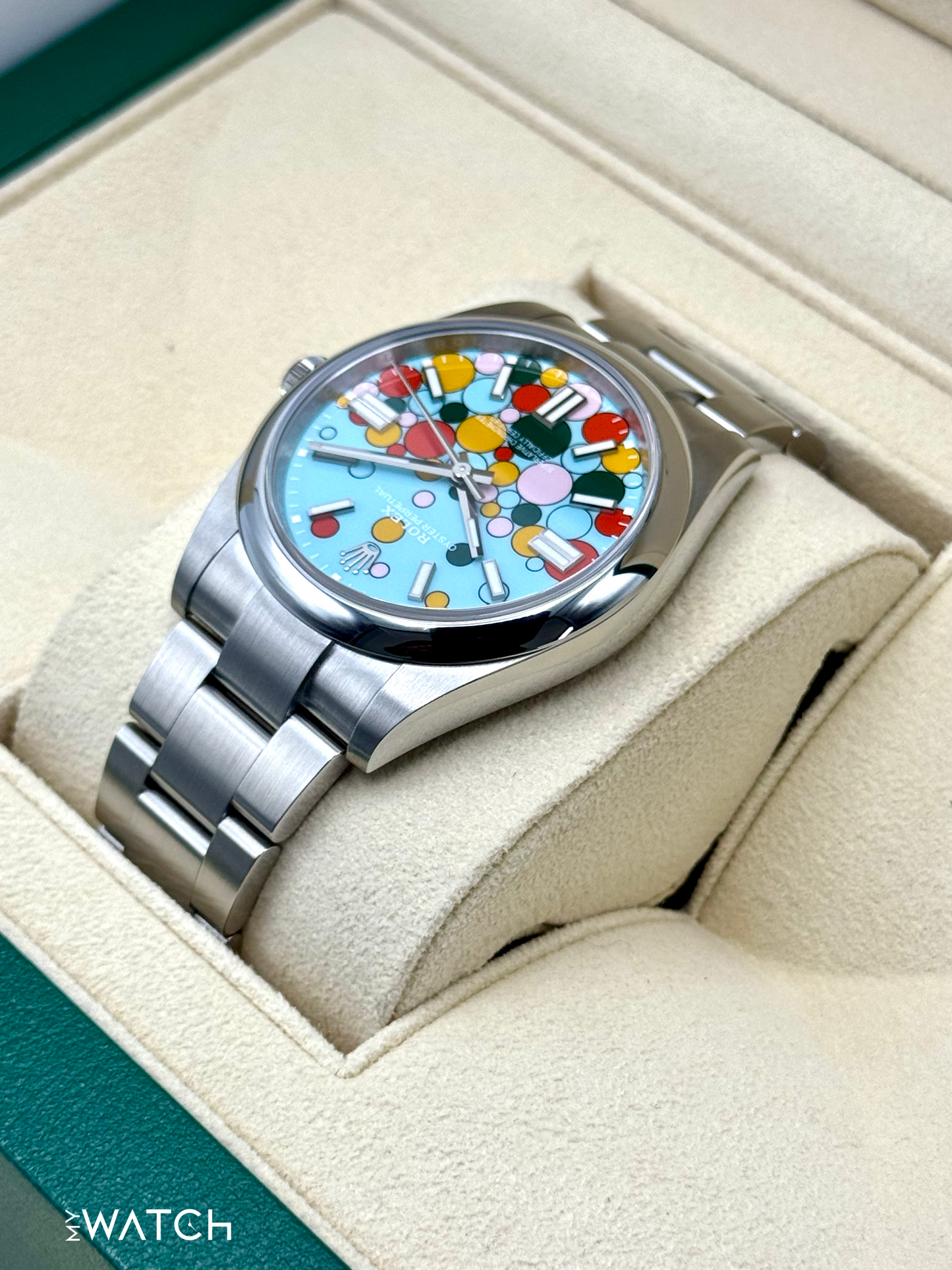 2024 Rolex Oyster Perpetual 41mm 124300 Celebration Dial