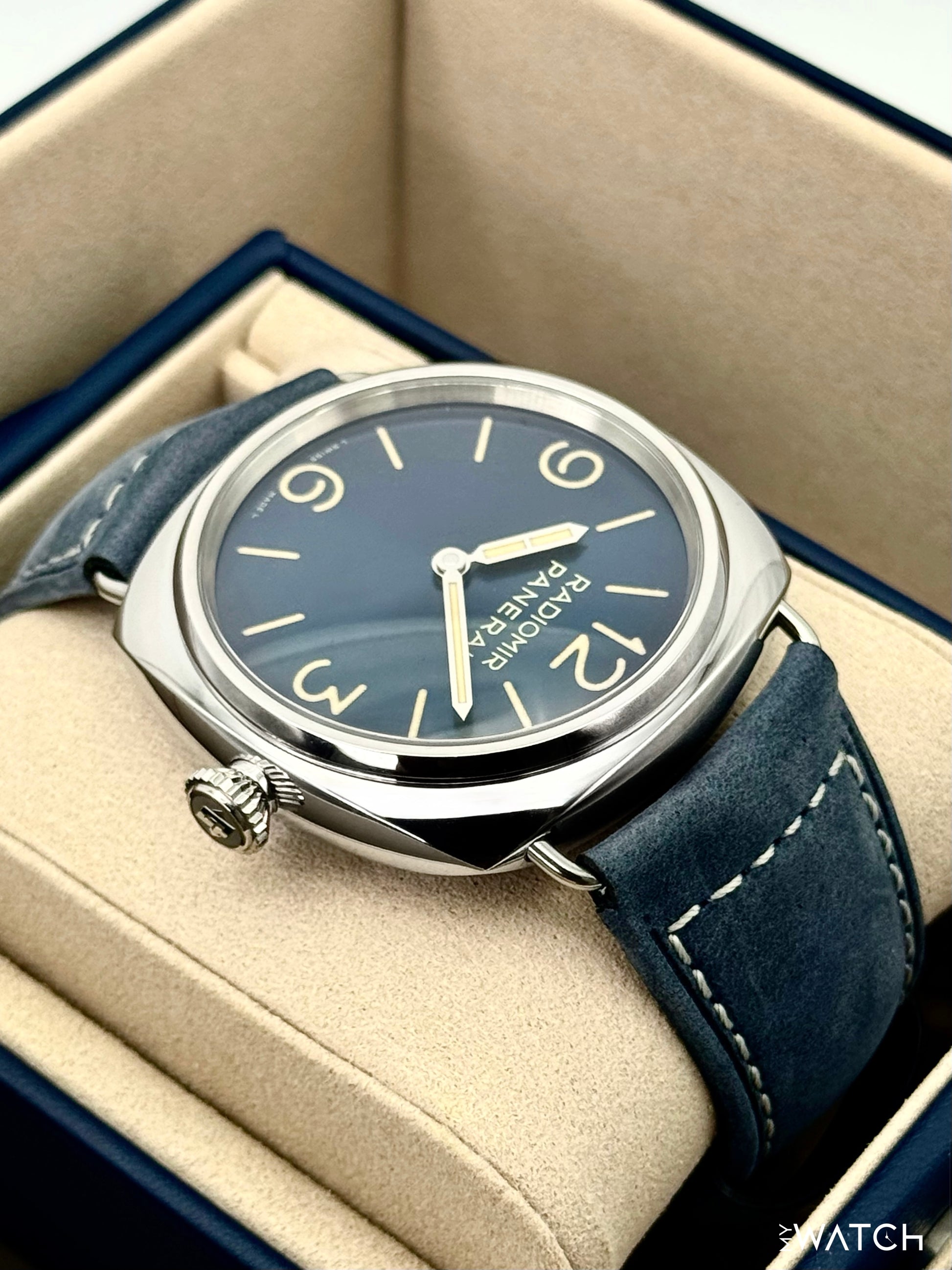 2026 Panerai Radiomir Officine 44mm PAM01383 Stainless Steel Blue Dial - MyWatchLLC