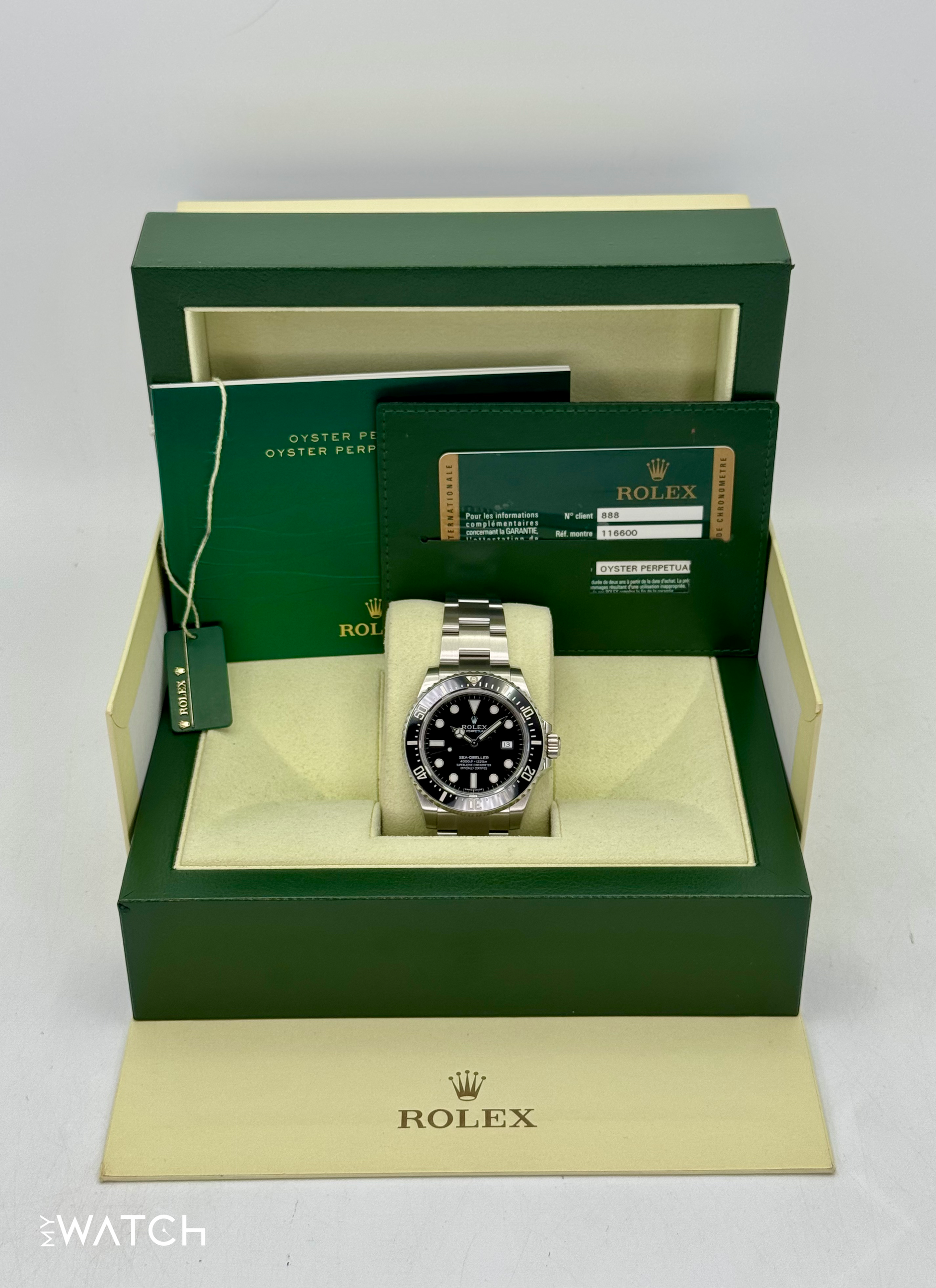 2014 Rolex Sea-Dweller 4000 "SD4K" 40mm 116600 Black Dial - MyWatchLLC