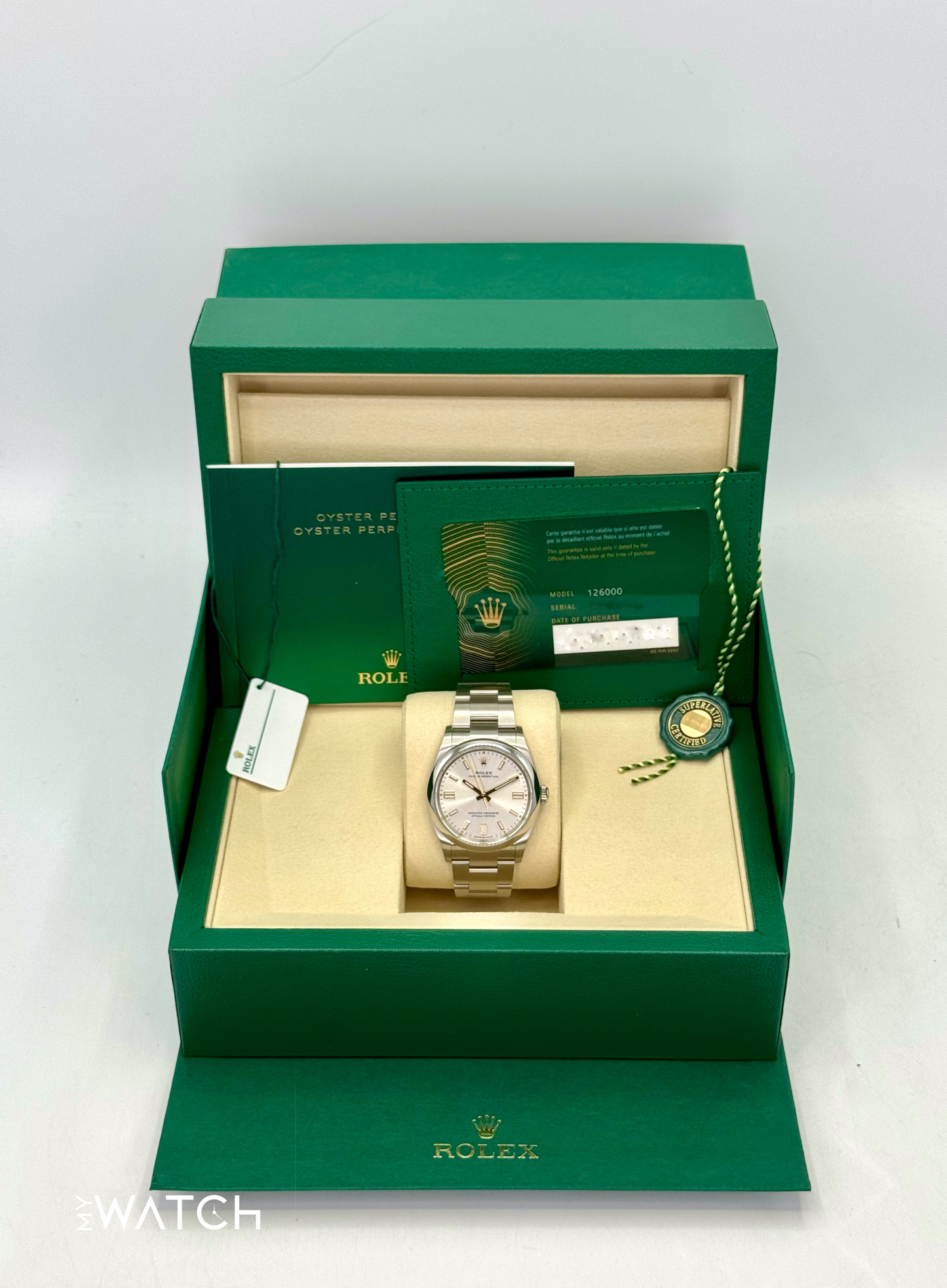 NEW 2025 Rolex Oyster Perpetual 36mm 126000 Silver Dial