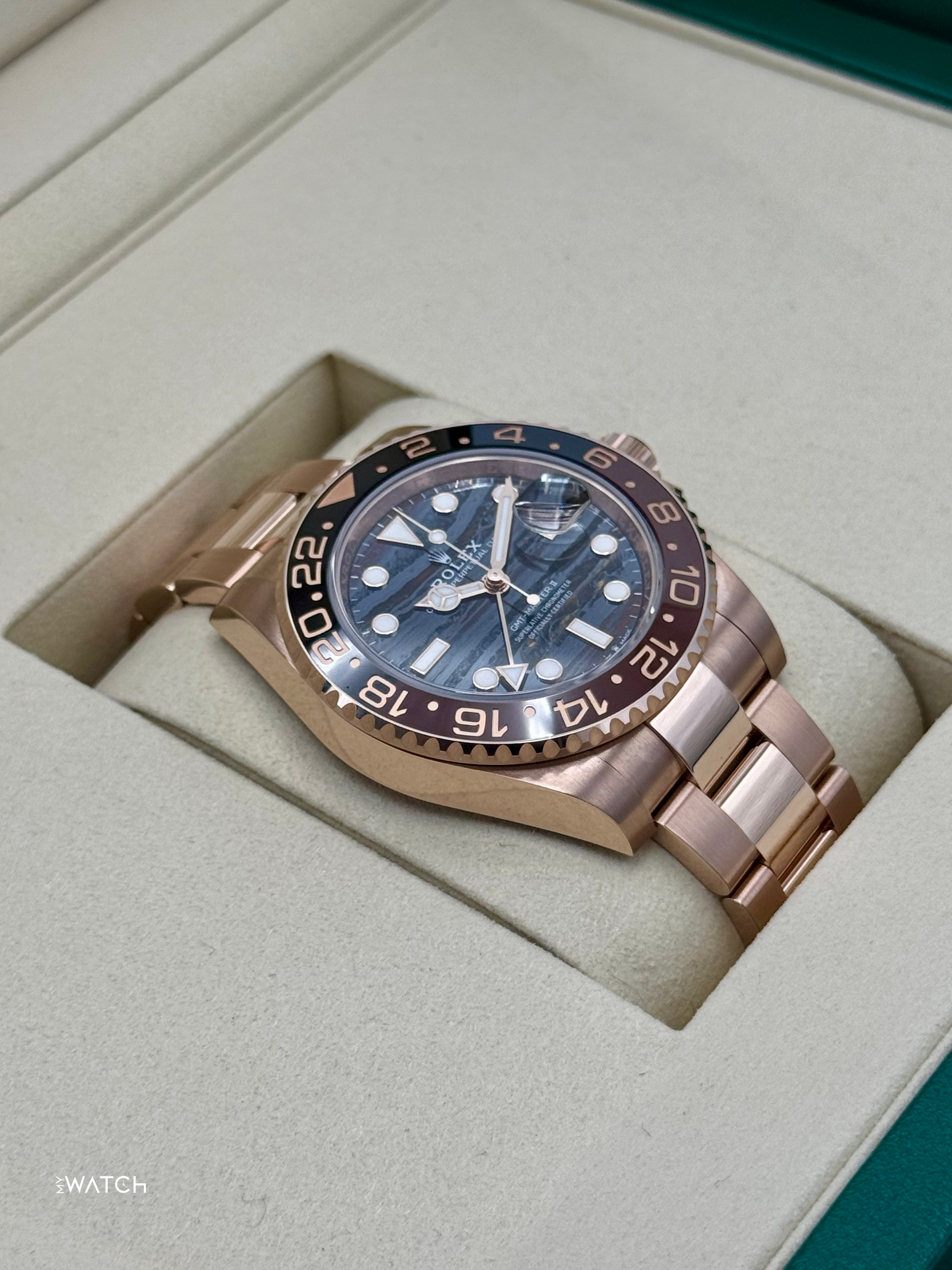 NEW 2025 Rolex GMT-Master II "Rootbeer" 40mm 126715CHNR Tiger Iron Dial - MyWatchLLC