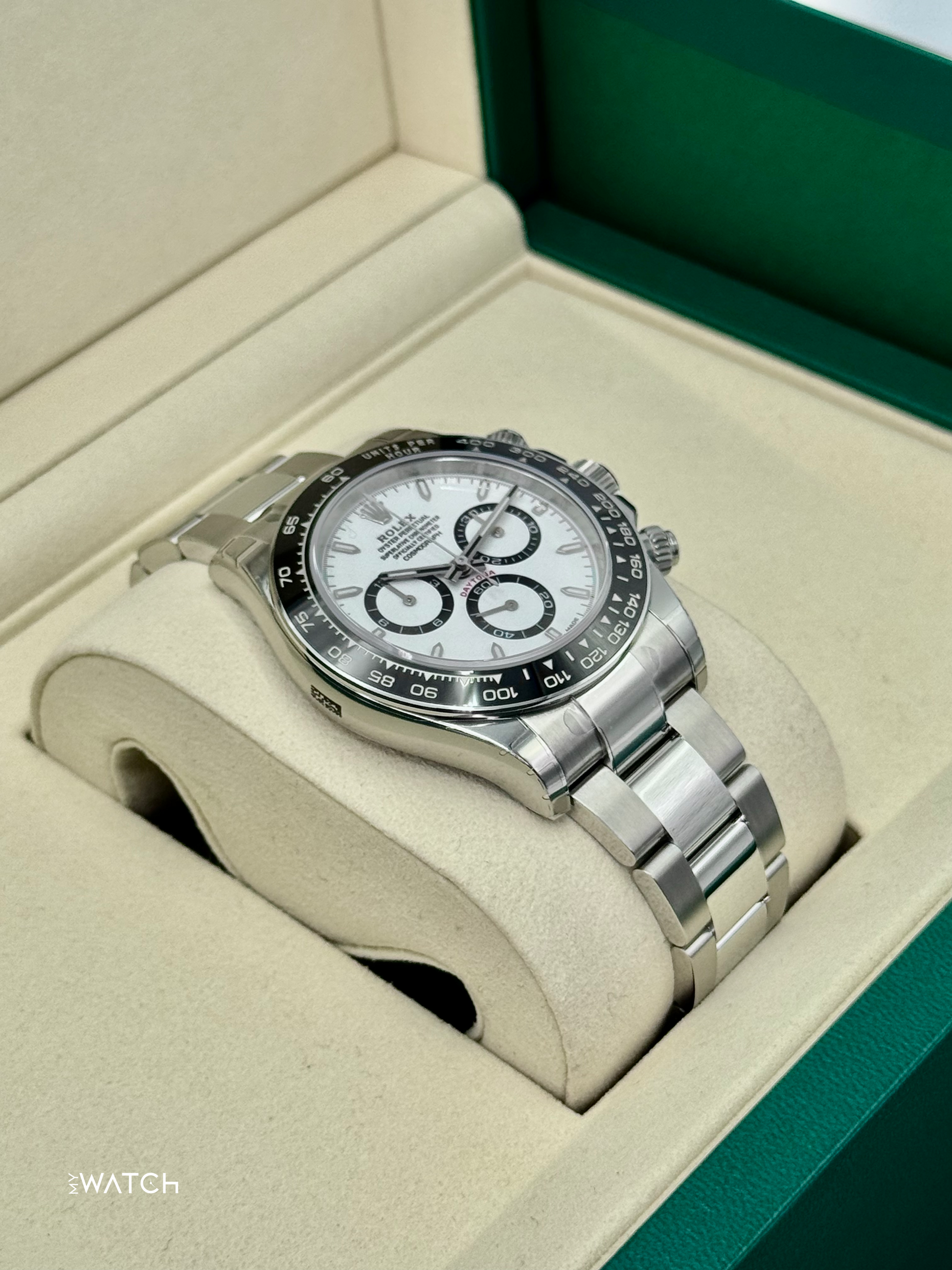 NEW 2025 Rolex Daytona 40mm 126500LN Stainless Steel Panda Dial (STICKERED) - MyWatchLLC