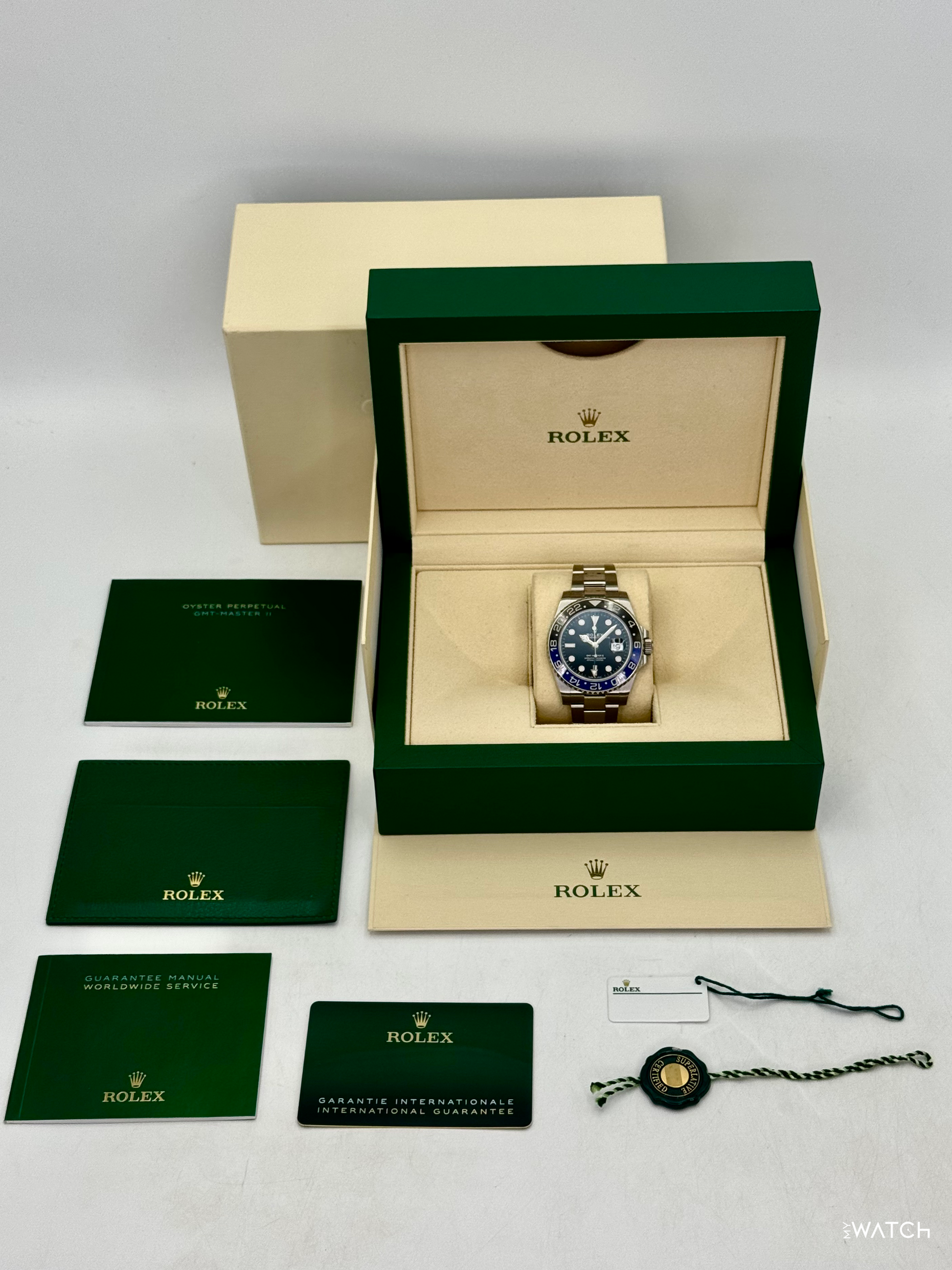 2022 Rolex GMT-Master II "Batman" 40mm 126710BLNR Oyster - MyWatchLLC
