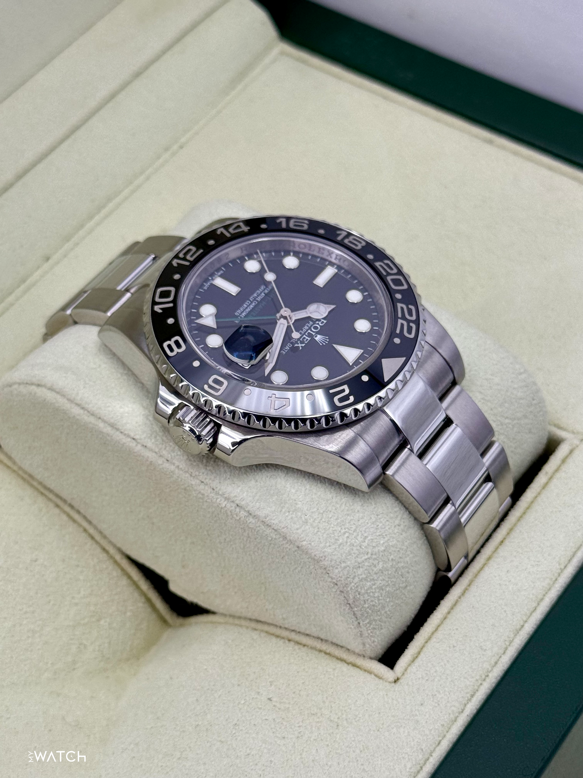 2011 Rolex GMT-Master II 40mm 116710LN Stainless Steel Black Dial - MyWatchLLC