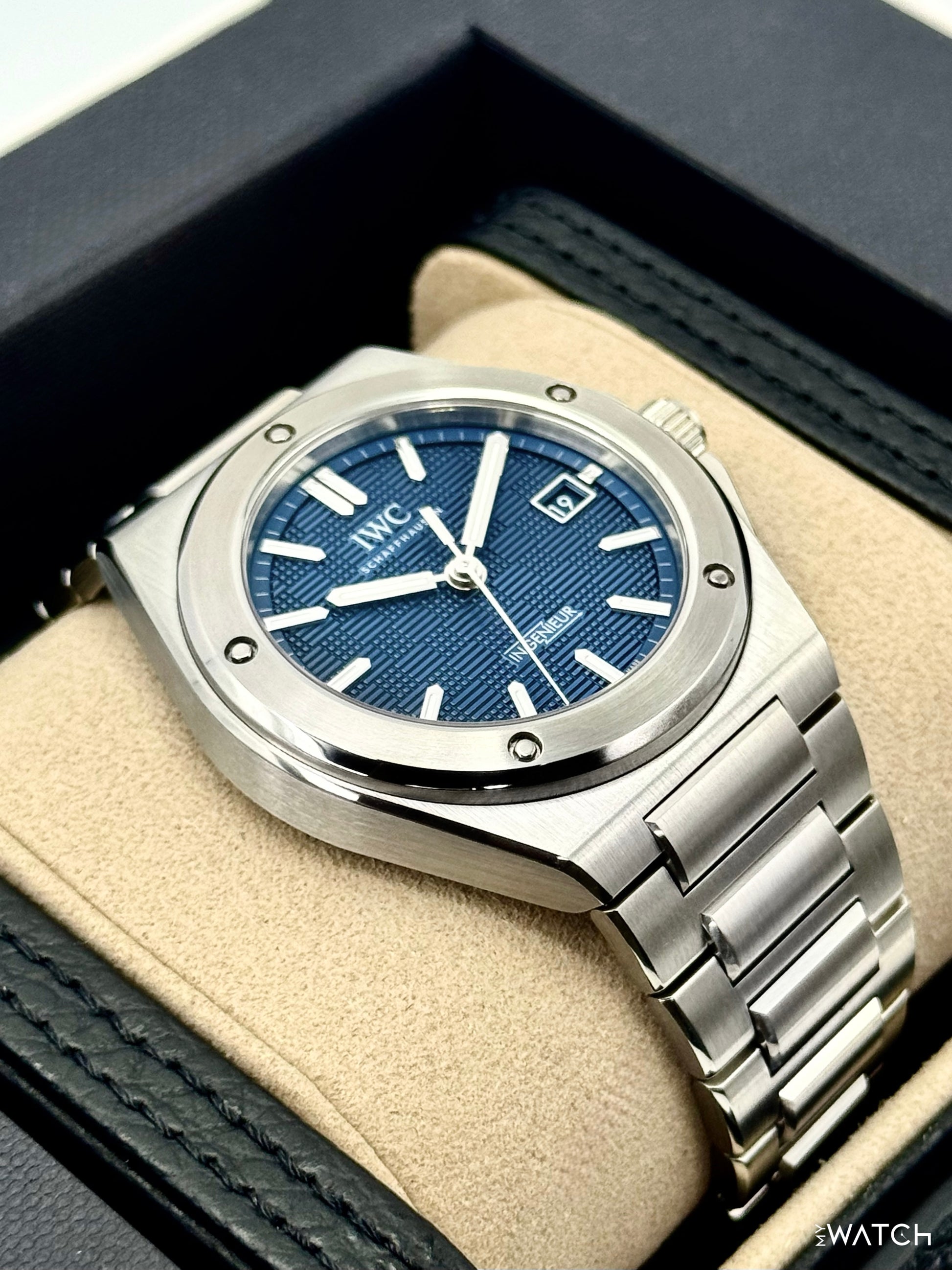 NEW 2026 IWC Ingenieur Automatic 40mm IW328907 Stainless Steel Blue Dial - MyWatchLLC