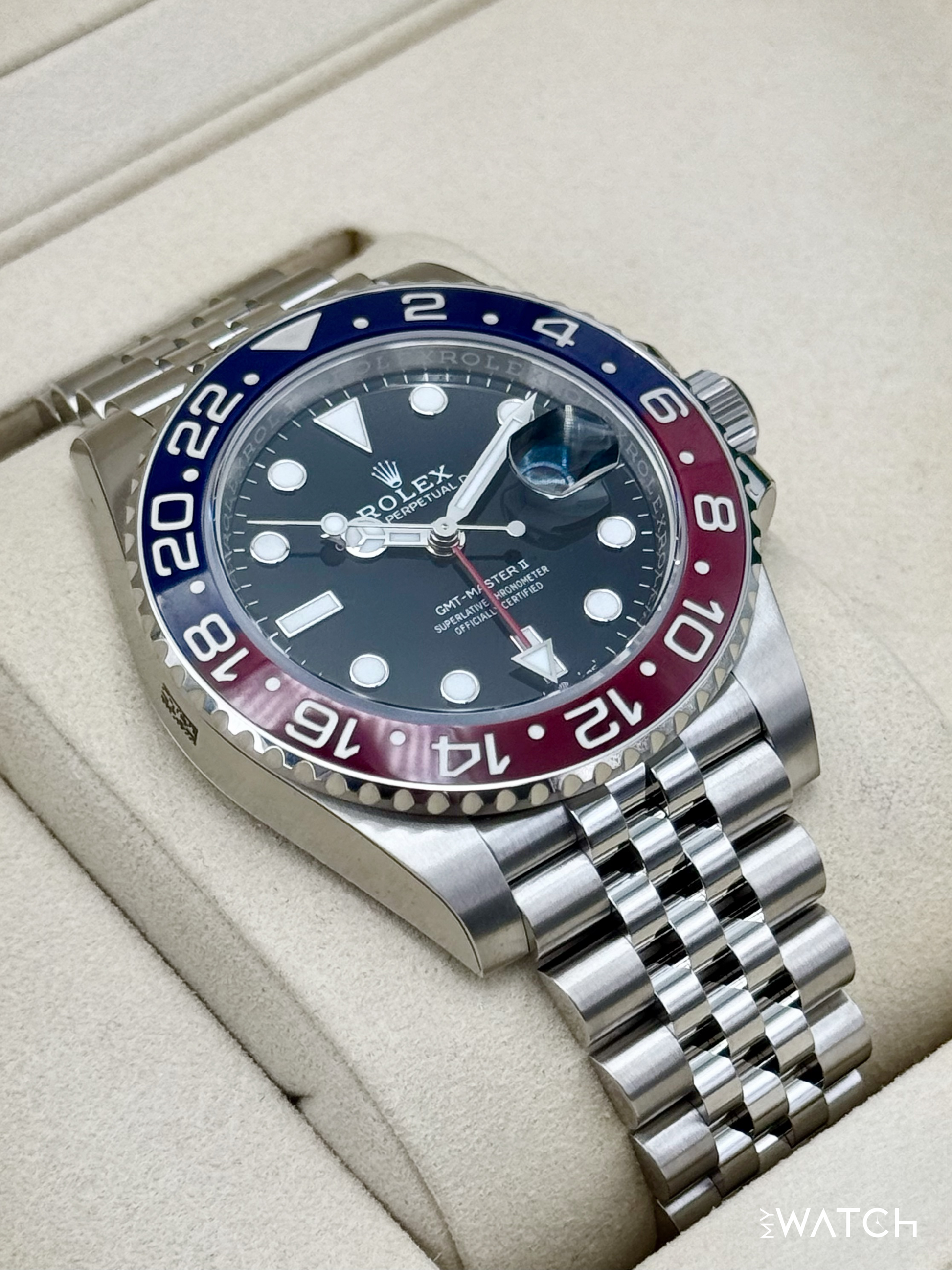 NEW 2026 Rolex GMT-Master II "Pepsi" 40mm 126710BLRO Jubilee (STICKERED) - MyWatchLLC