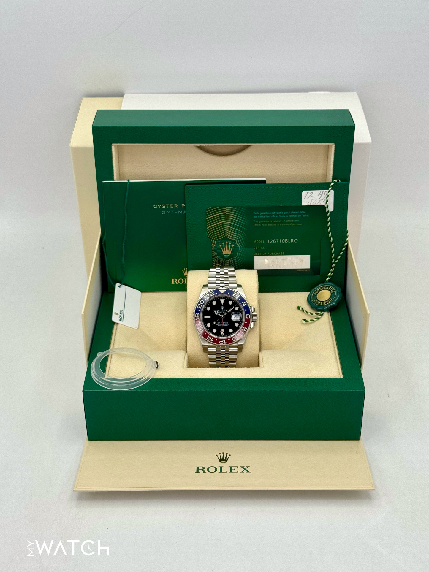 2021 Rolex GMT-Master II "Pepsi" 40mm 126710BLRO Jubilee