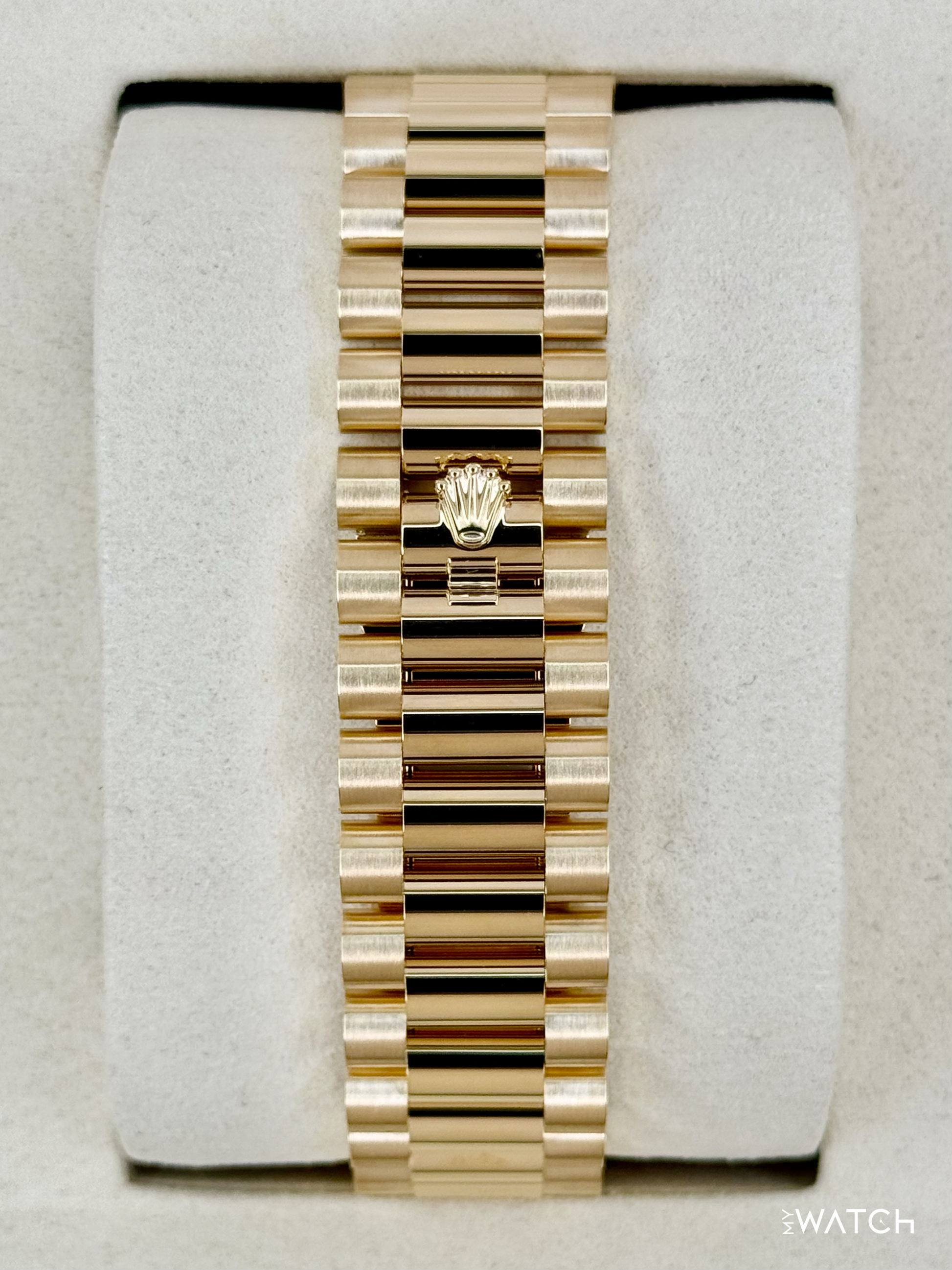 NEW 2026 Rolex Day-Date 40mm 228348RBR Black Diamond Baguette Dial - MyWatchLLC