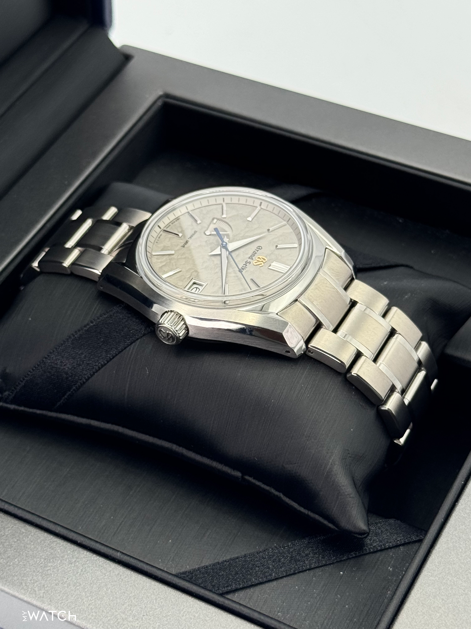2023 Grand Seiko Heritage Collection 40mm SBGA415G Titanium Grey Dial - MyWatchLLC