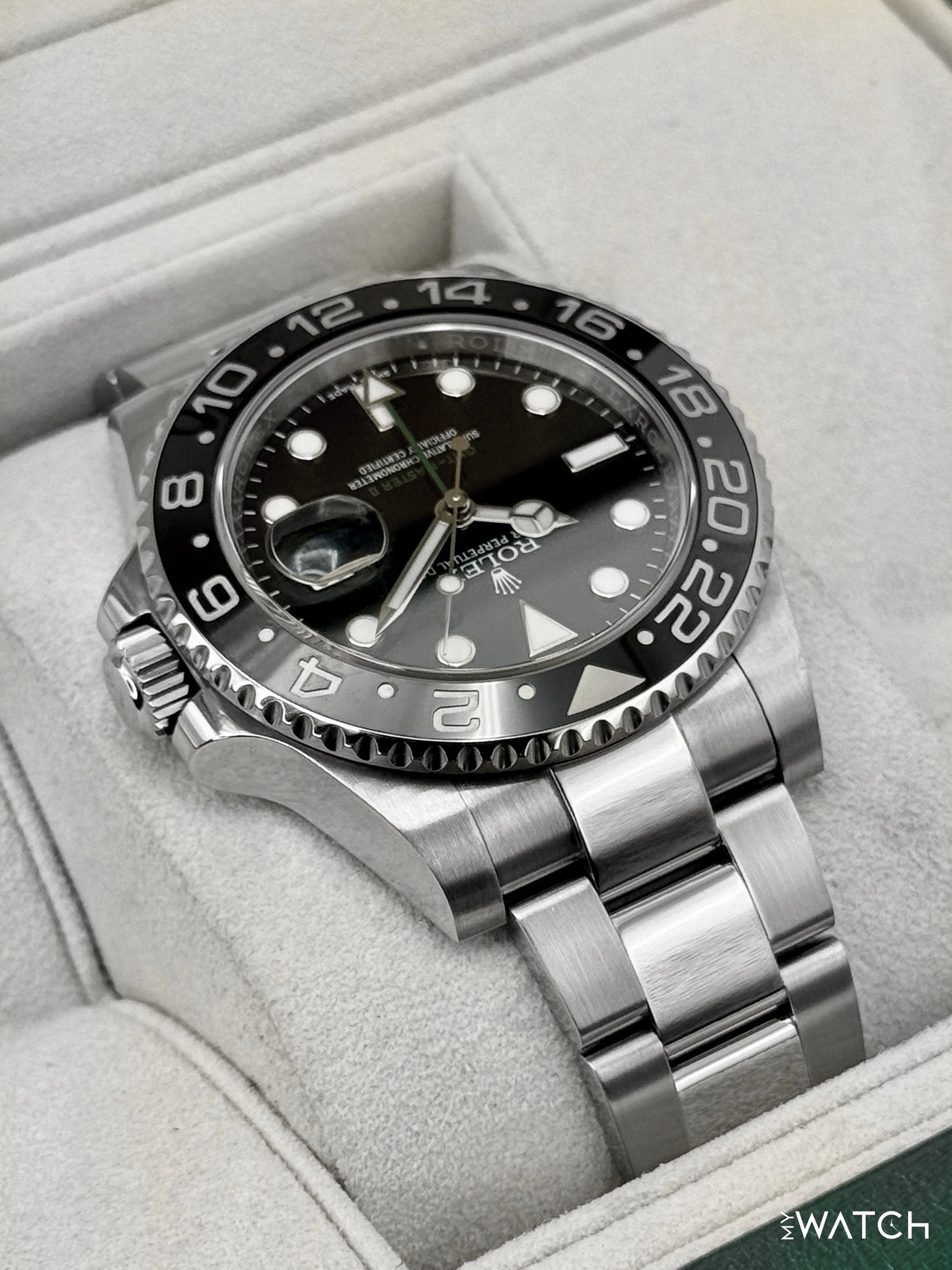 2016 Rolex GMT-Master II 40mm 116710LN Stainless Steel Black Dial - MyWatchLLC