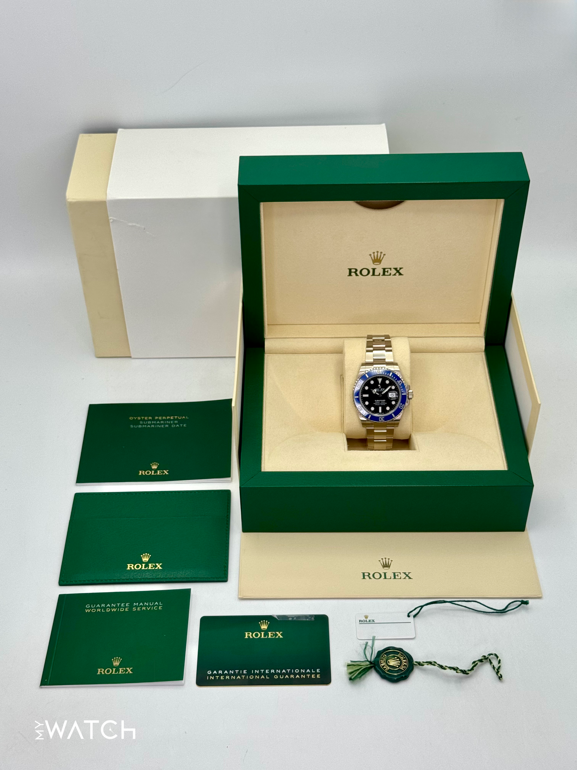 NEW 2025 Rolex Submariner “Cookie Monster ” 41mm 126619LB White Gold Black Dial - MyWatchLLC
