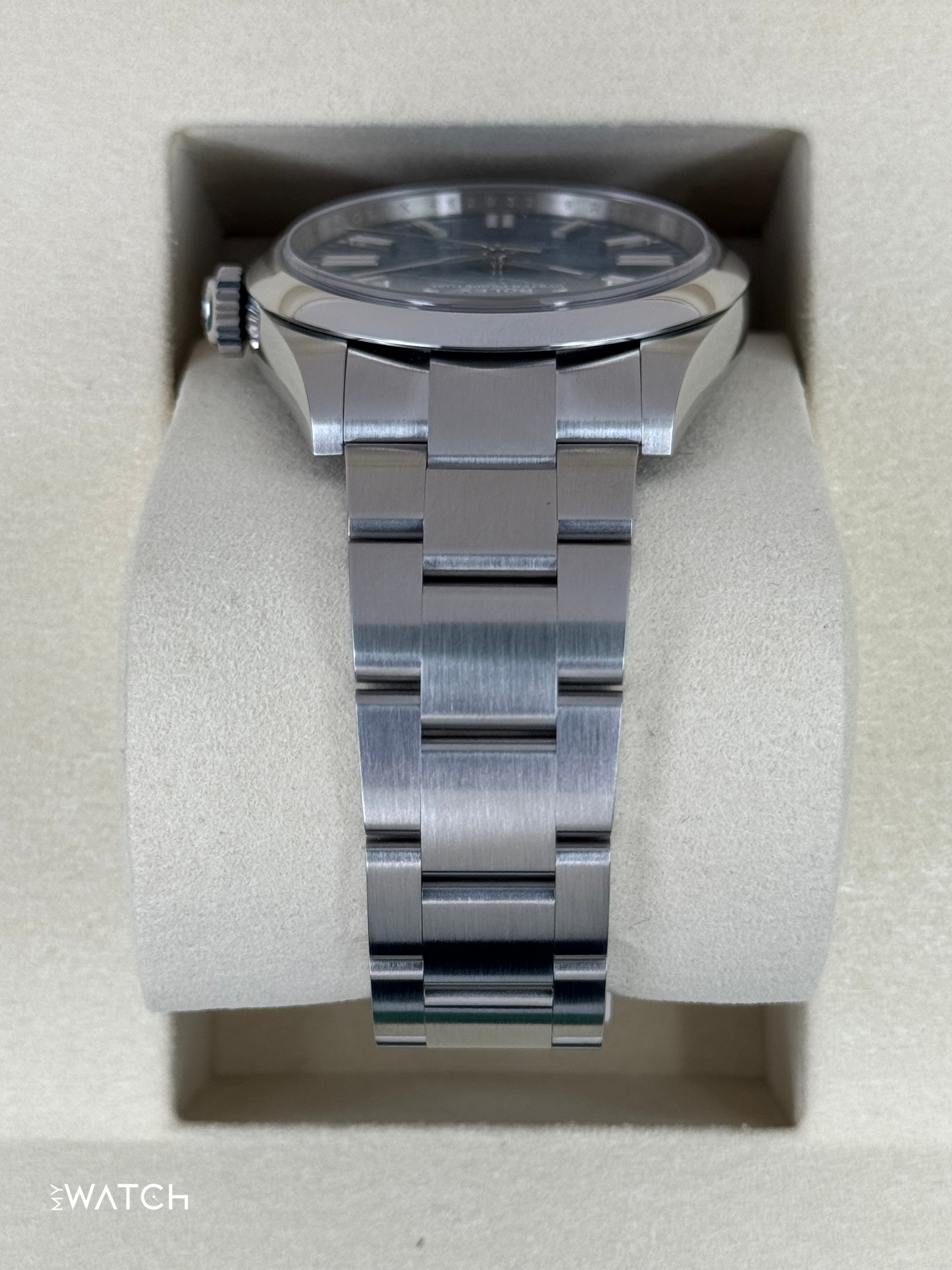 NEW 2025 Rolex Oyster Perpetual 41mm 134300 Med Blue Dial - MyWatchLLC
