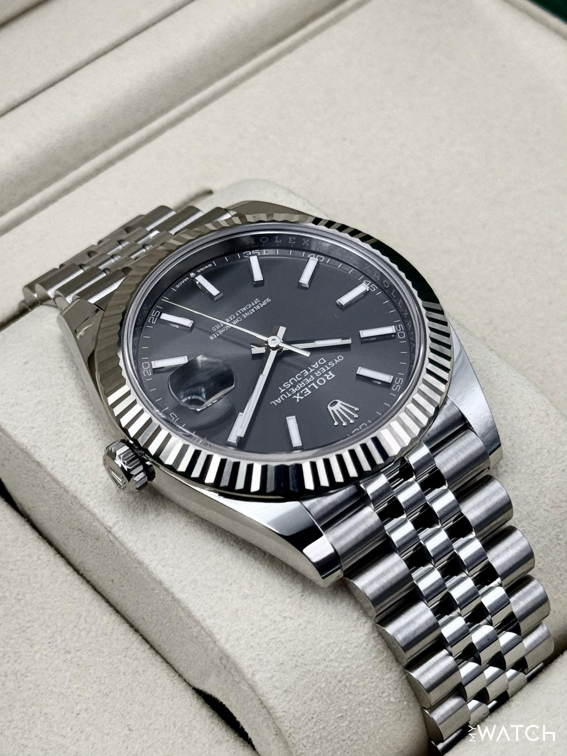 NEW 2026 Rolex Datejust 41mm 126334 Stainless Steel Jubilee Rhodium Dial - MyWatchLLC