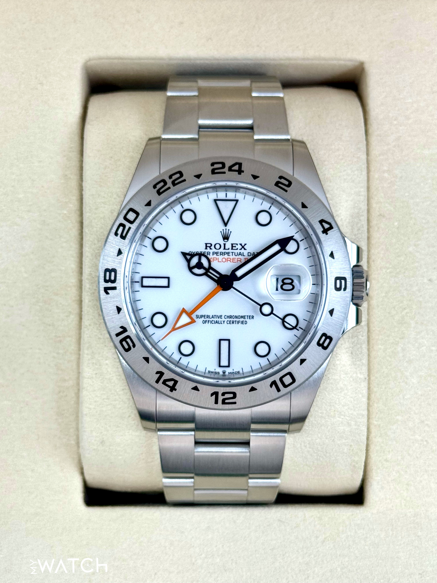 NEW 2025 Rolex Explorer II 42mm 226570 Polar White Dial