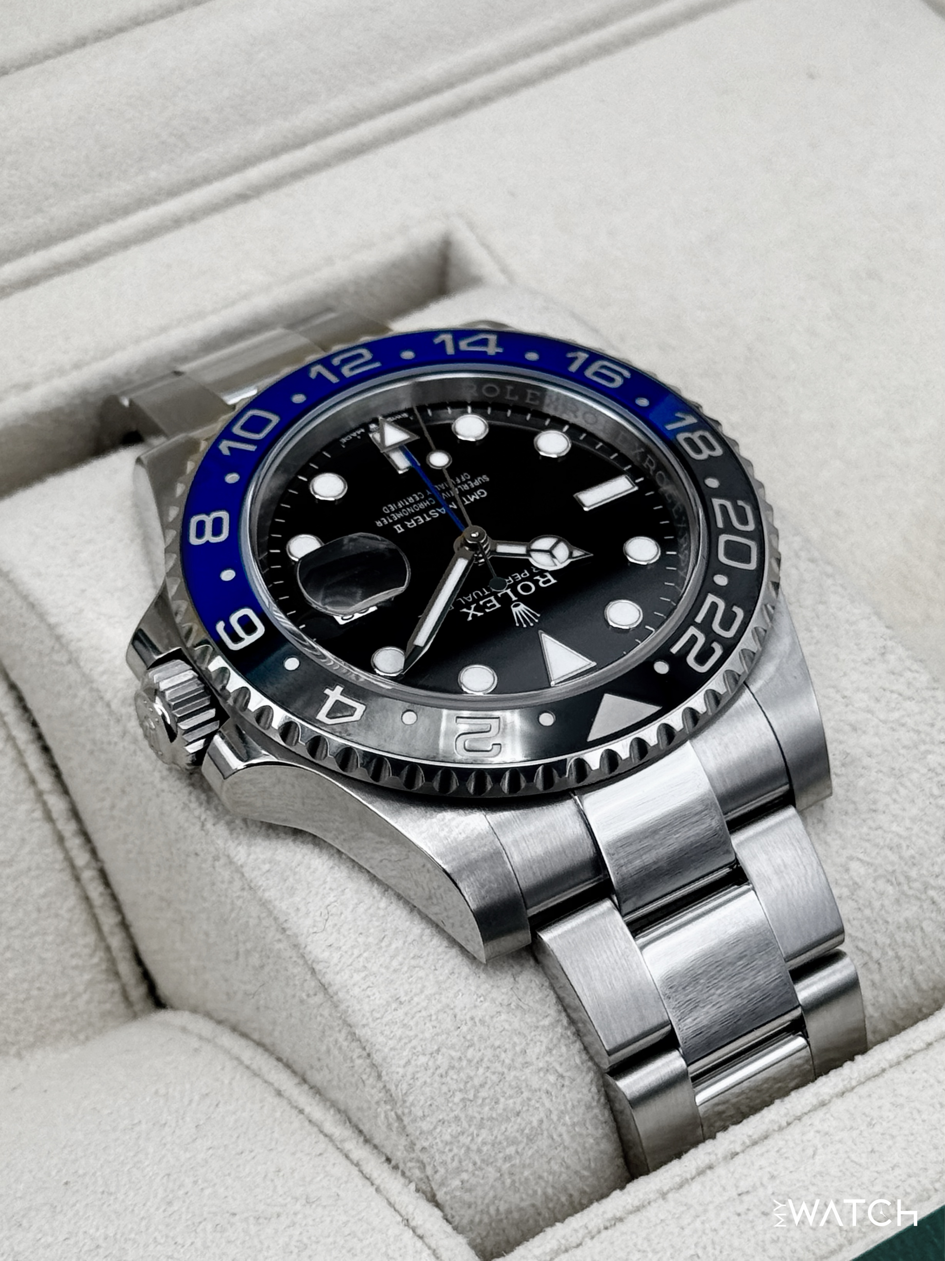 2024 Rolex GMT-Master II "Batman" 40mm 126710BLNR Oyster - MyWatchLLC