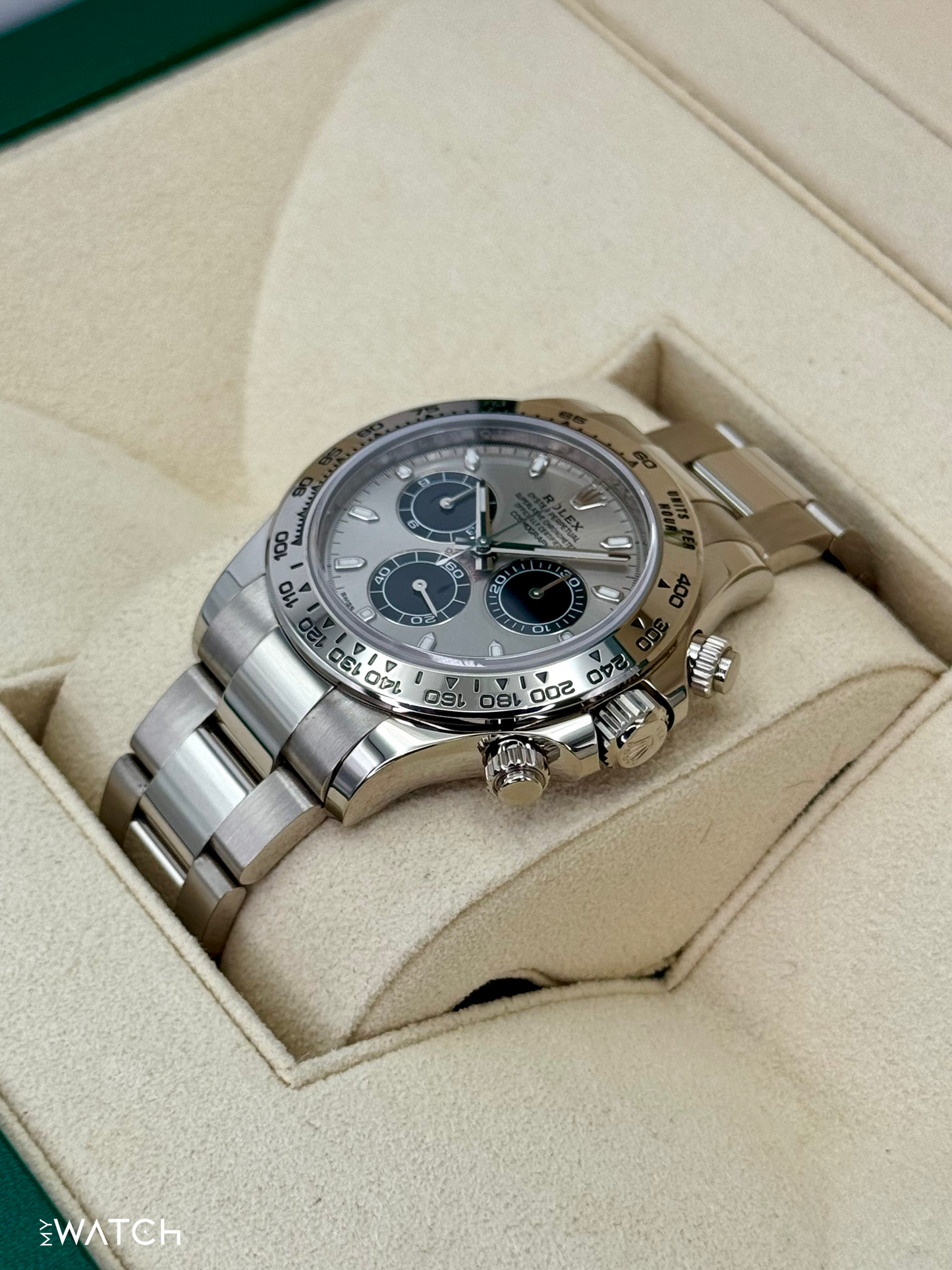 2019 Rolex Daytona 40mm 116509 White Gold Silver Ghost Dial