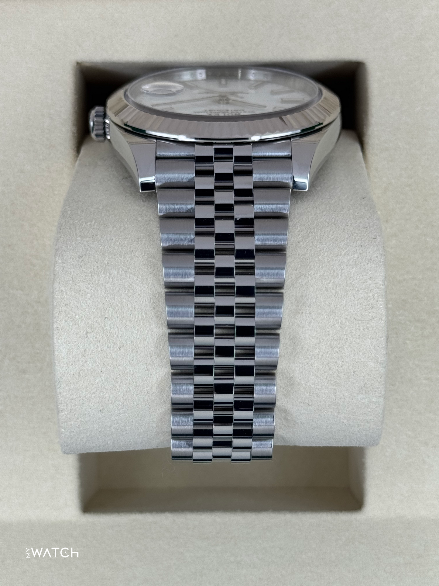 New 2025 Rolex Datejust 41mm 126334 Stainless Steel Jubilee White Dial - MyWatchLLC