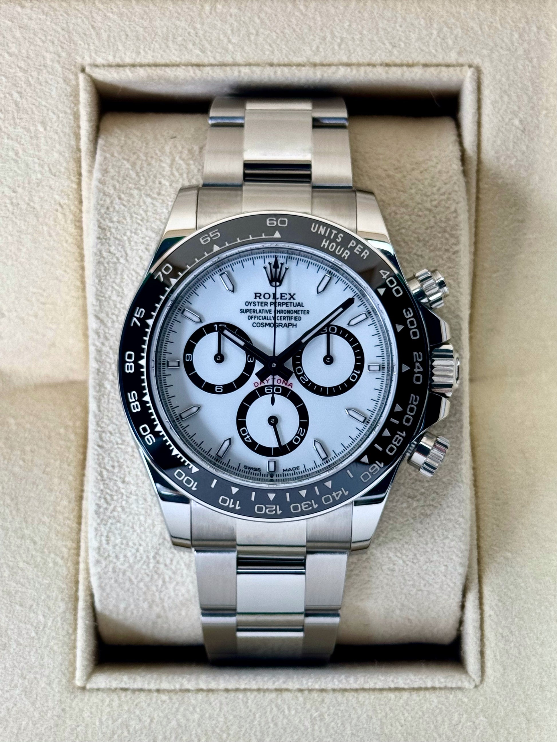 NEW 2025 Rolex Daytona 40mm 126500LN Stainless Steel Panda Dial - MyWatchLLC