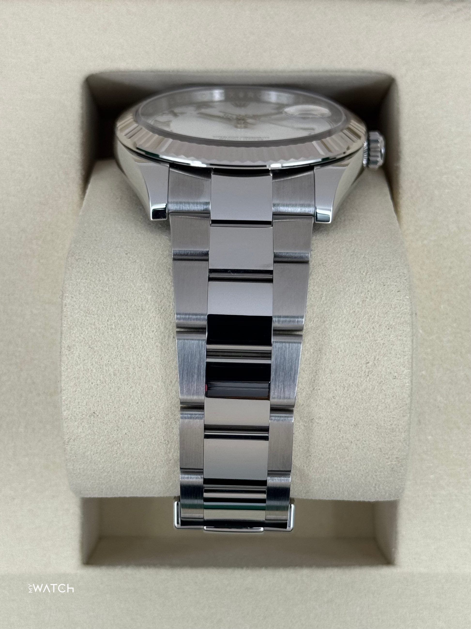 NEW 2025 Rolex Datejust 41mm 126334 Stainless Steel Oyster White Dial - MyWatchLLC
