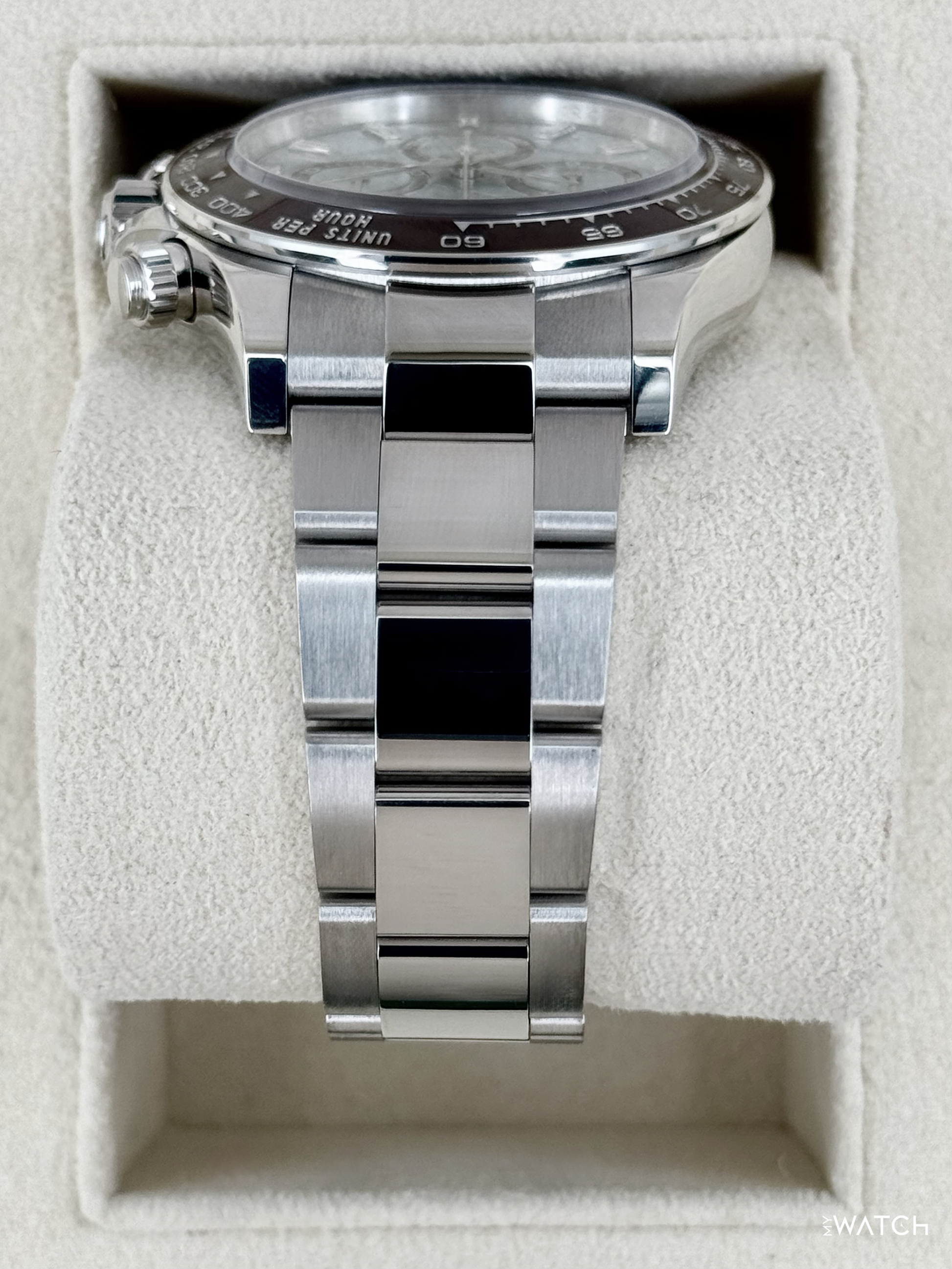 2025 Rolex Daytona 40mm 126506 Platinum Ice Blue Diamond Baguette Dial - MyWatchLLC