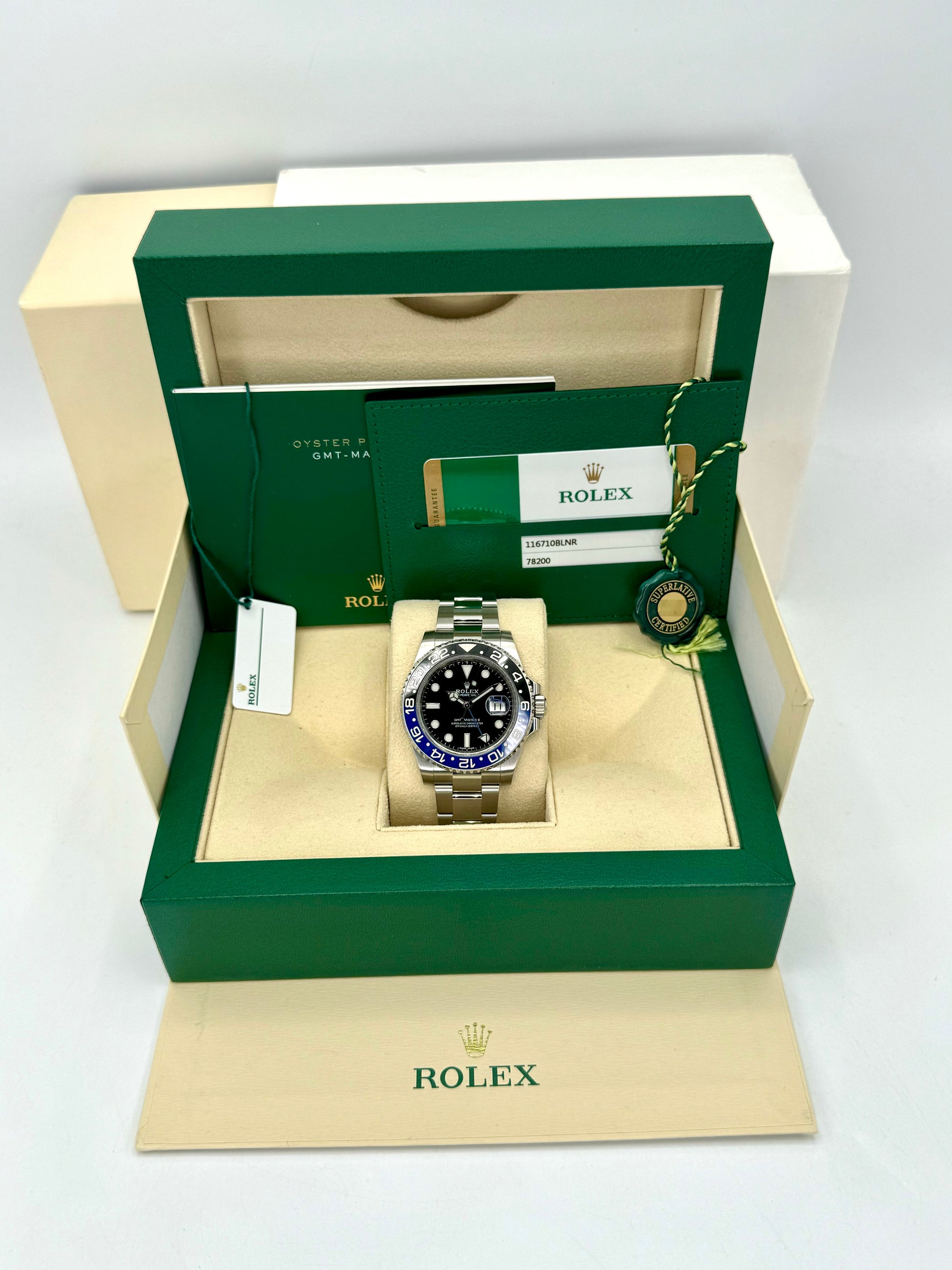 2017 Rolex GMT-Master II "Batman" 40mm 116710BLNR Oyster Black Dial - MyWatchLLC