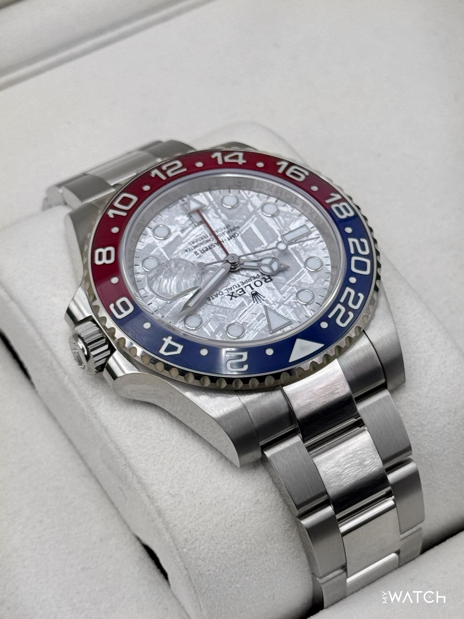 NEW 2025 Rolex GMT-Master II "Pepsi" 40mm 126719BLRO Meteorite Dial (STICKERED) - MyWatchLLC